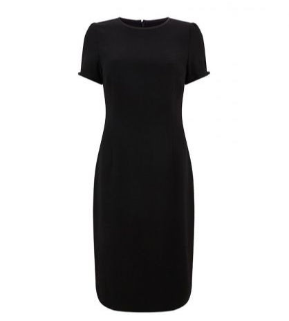 Jada Tailored Wool Crepe Shift Dress for Women | Elegant Office & Party Wear | Perfect for Work, Cocktail Events & Special Occasions