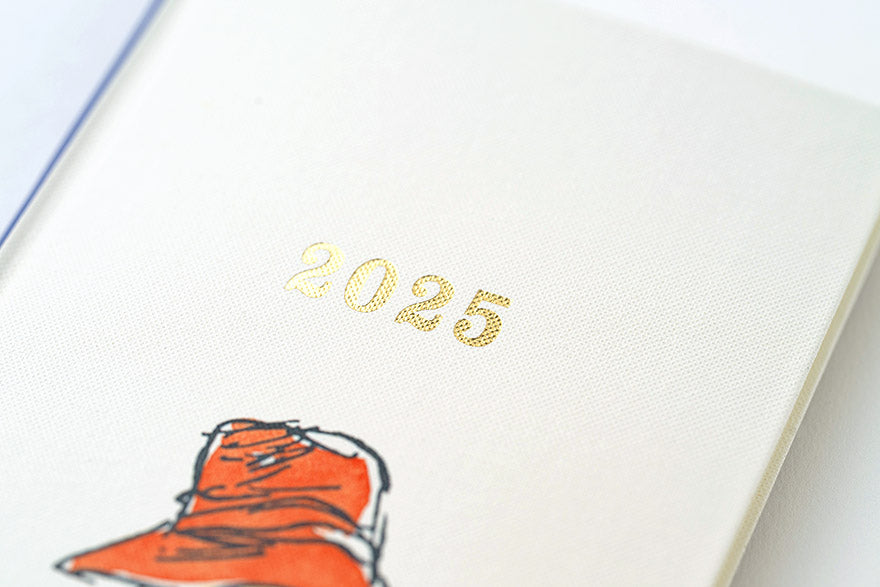 Hobonichi Techo 2025 Planner - Spring April Start Weekly Hardcover Notebook with Paddington Bear Design | Japanese Edition | Perfect for Journaling, Scheduling & Daily Planning
