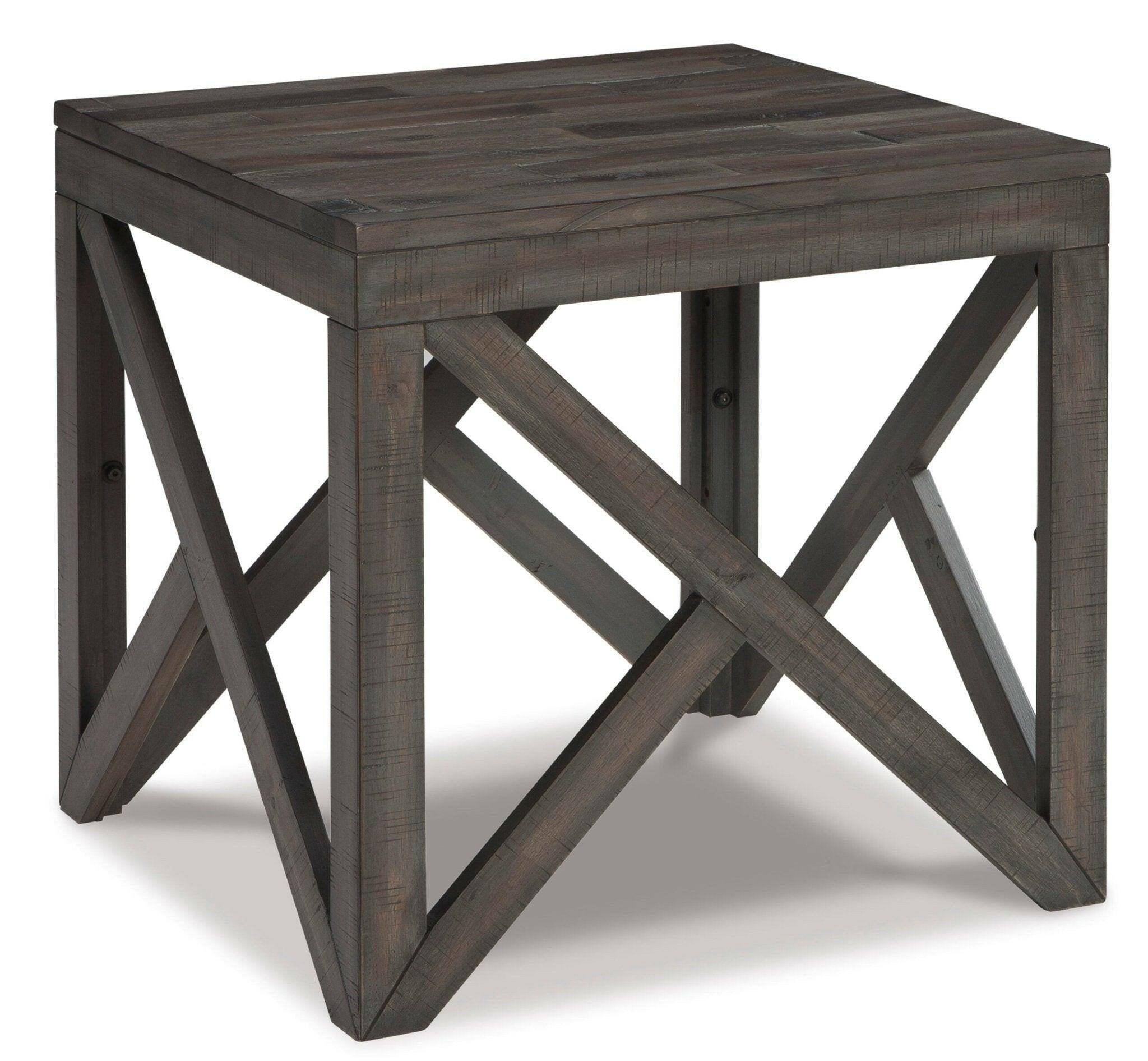 Haroflyn Modern End Table T329 - Small Side Table for Living Room, Bedroom & Office - Compact Nightstand with Sturdy Metal Frame - Perfect for Coffee, Books & Decor