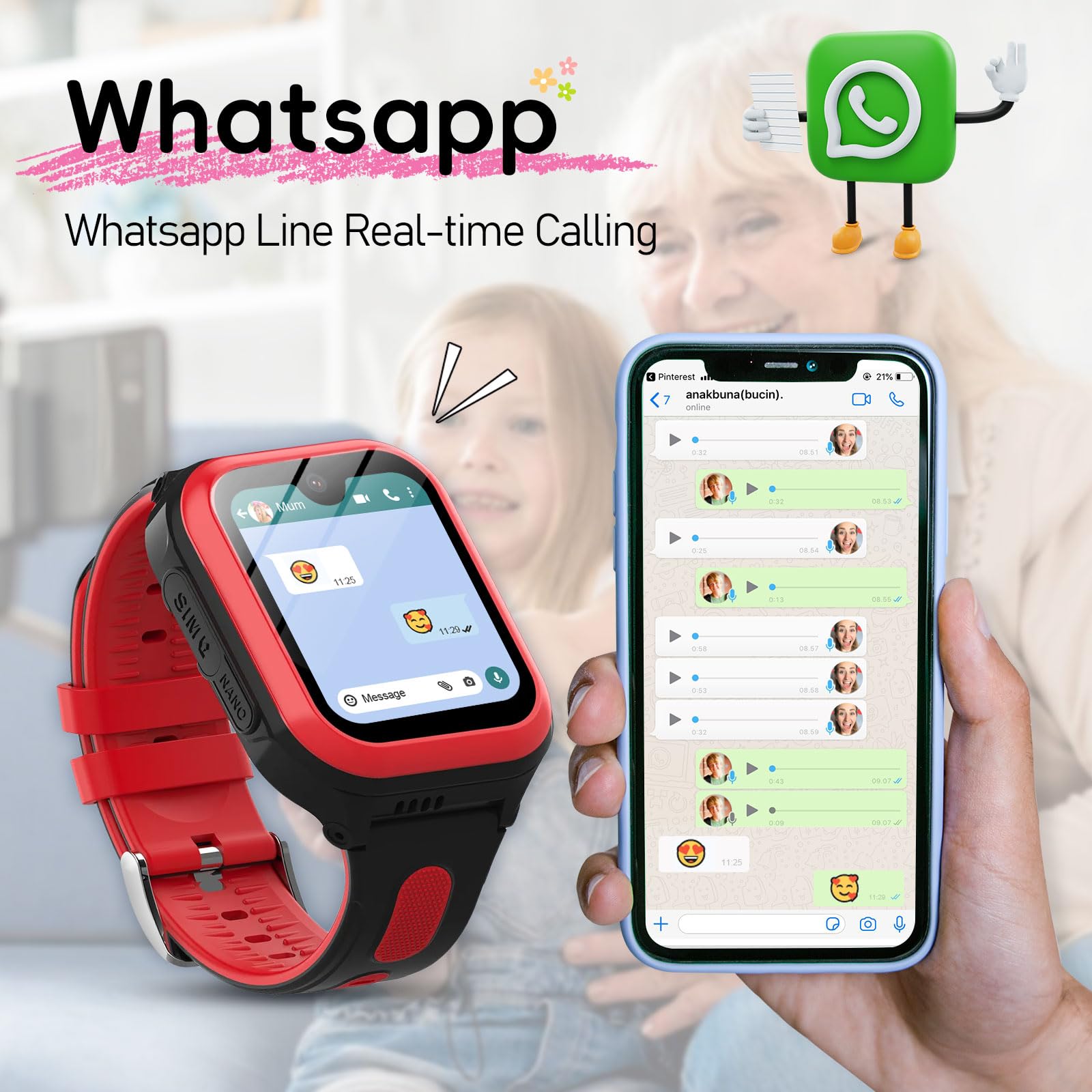 Wonlex Kids Smart Watch 1.78