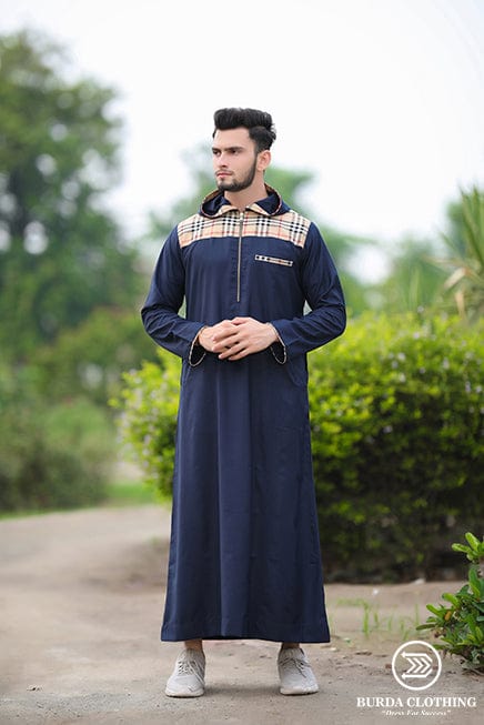 Premium Men's Hooded Thobe - Comfortable & Stylish Islamic Robe for Prayer, Home & Casual Wear - First Class Quality Adult Hoodie Thobe for Everyday Use