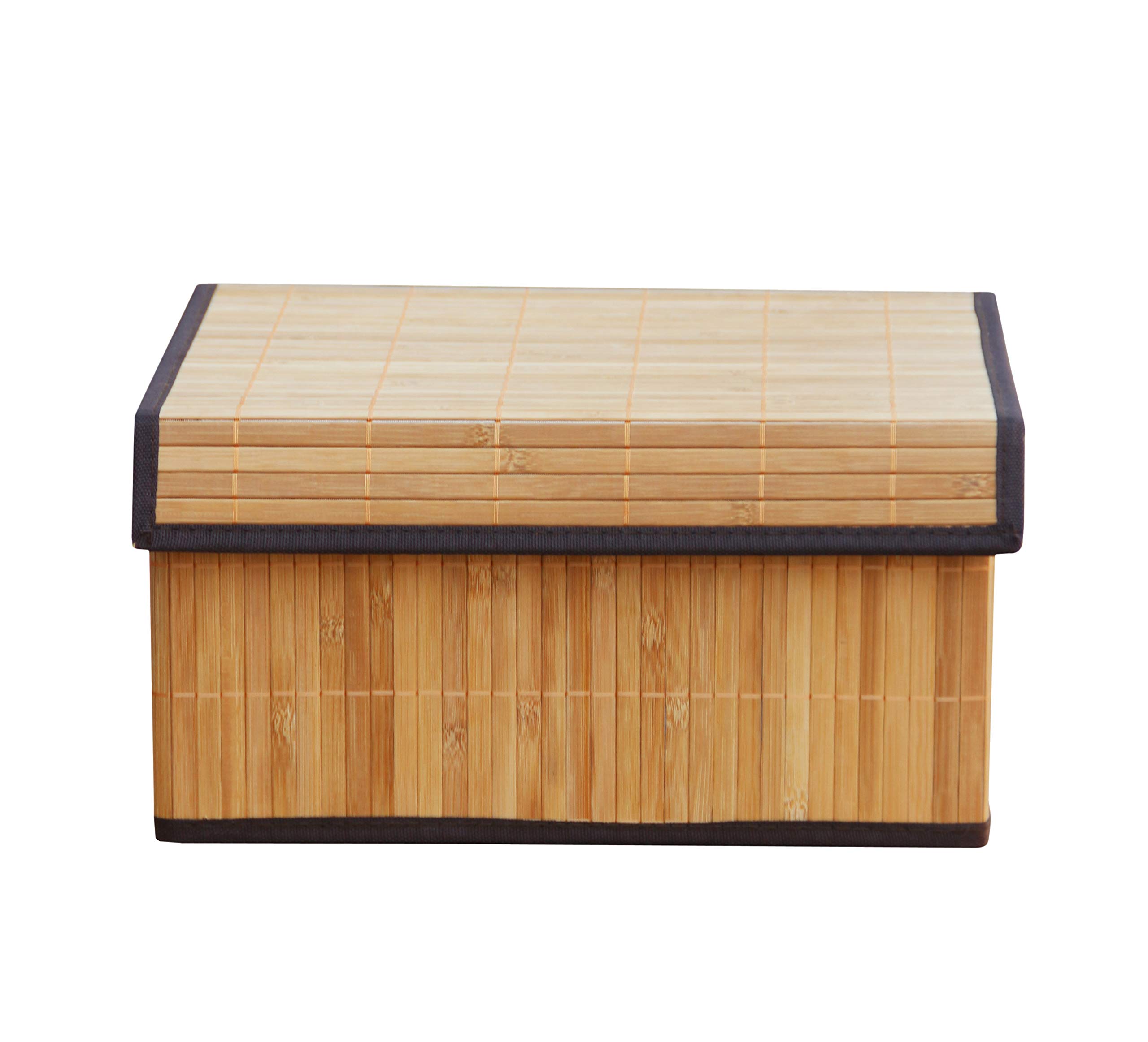 3-Pack Bamboo Round Wicker Laundry Hampers - Foldable Clothes Storage Baskets & Organizers for Bedroom, Bathroom, or Dorm - Eco-Friendly Woven Bin Set for Dirty Clothes & Towels