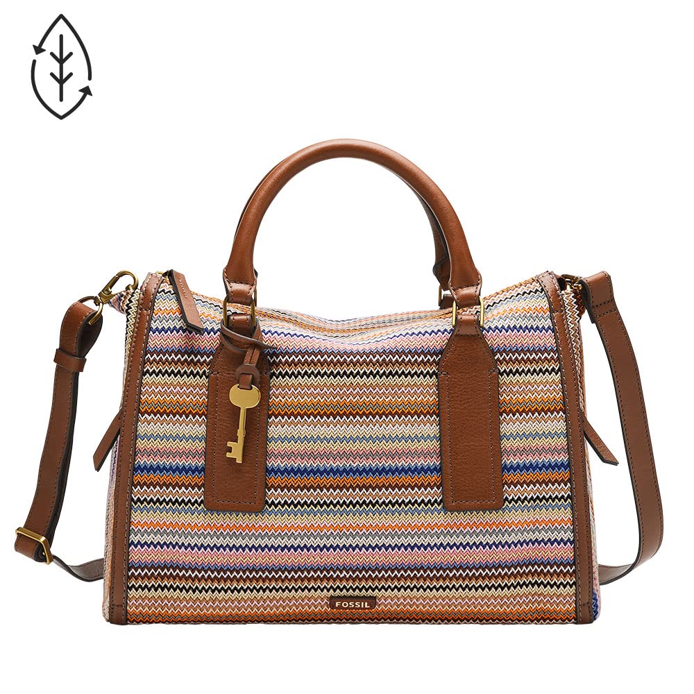 Fossil Women's Parker Leather Satchel Purse - Genuine Leather Handbag for Women, Stylish Crossbody & Shoulder Bag for Work, Travel & Everyday Use