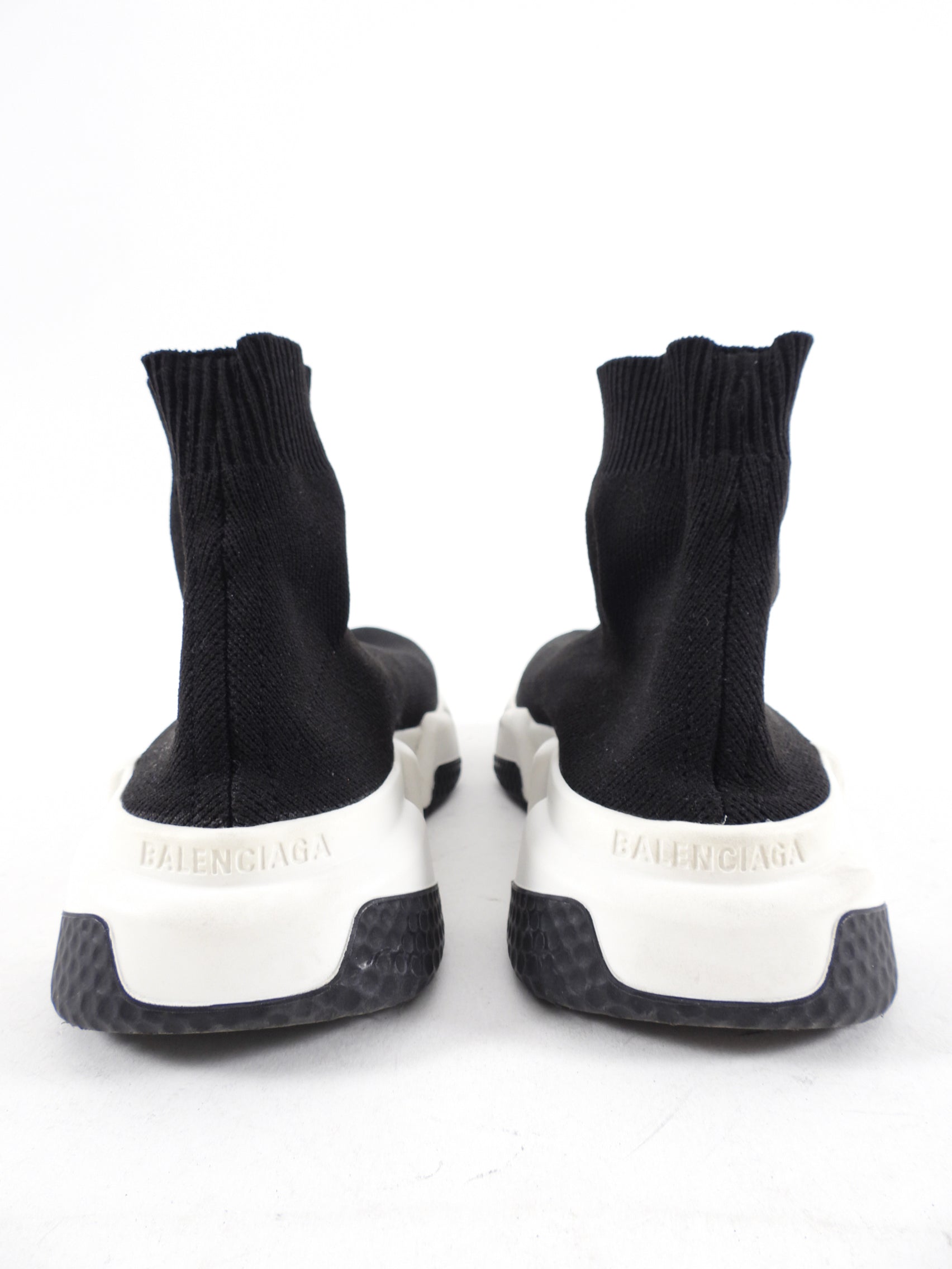 Balenciaga Black Speed Sock Sneakers for Women - Comfortable Running Shoes, Fashionable Athletic Footwear (Size US 4) - Perfect for Gym, Jogging, and Casual Streetwear