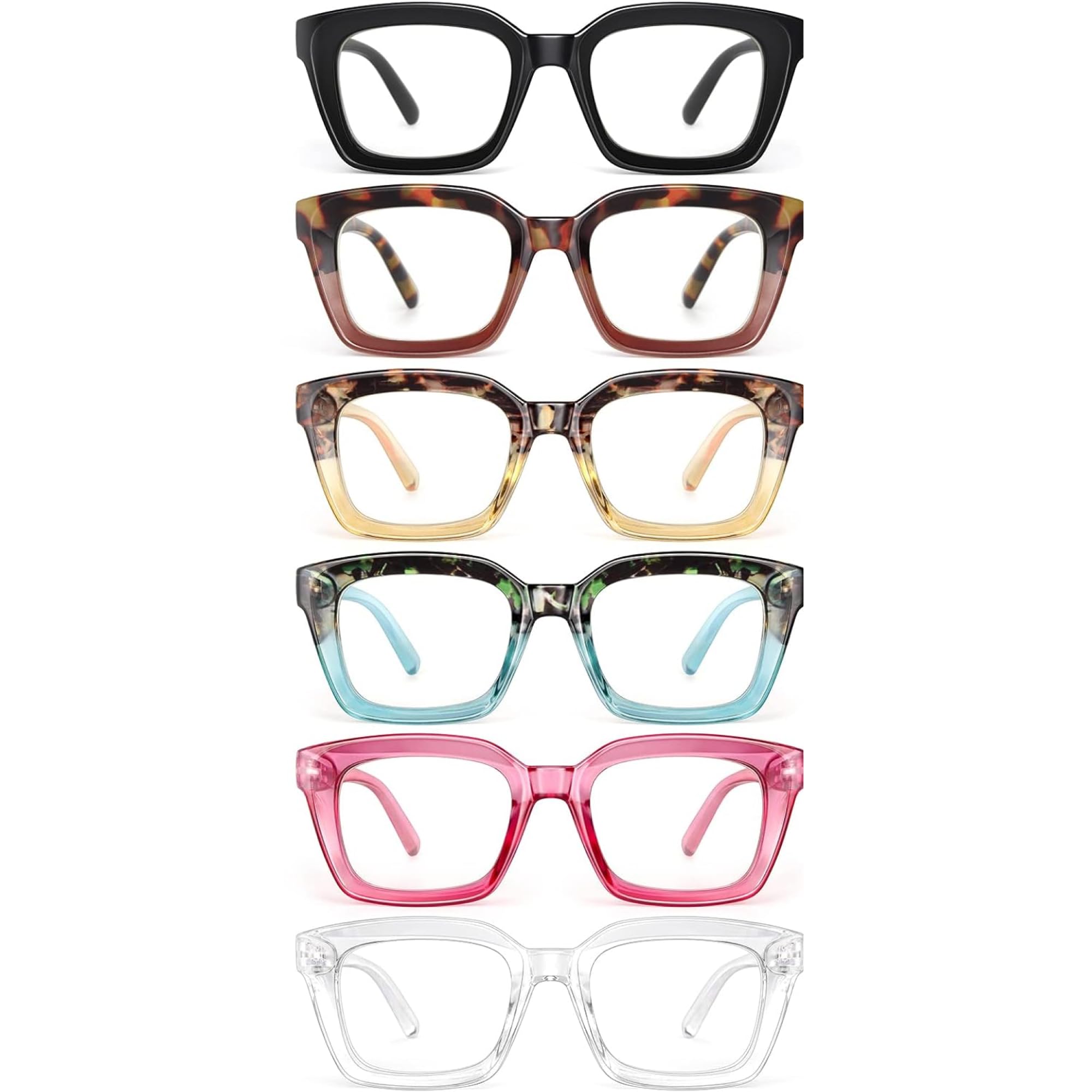 Miyya Oprah Style Reading Glasses for Women - Blue Light Blocking Cheater Eyeglasses with Oversized Frames | Perfect for Computer Use, Reading & Fashion Accessories