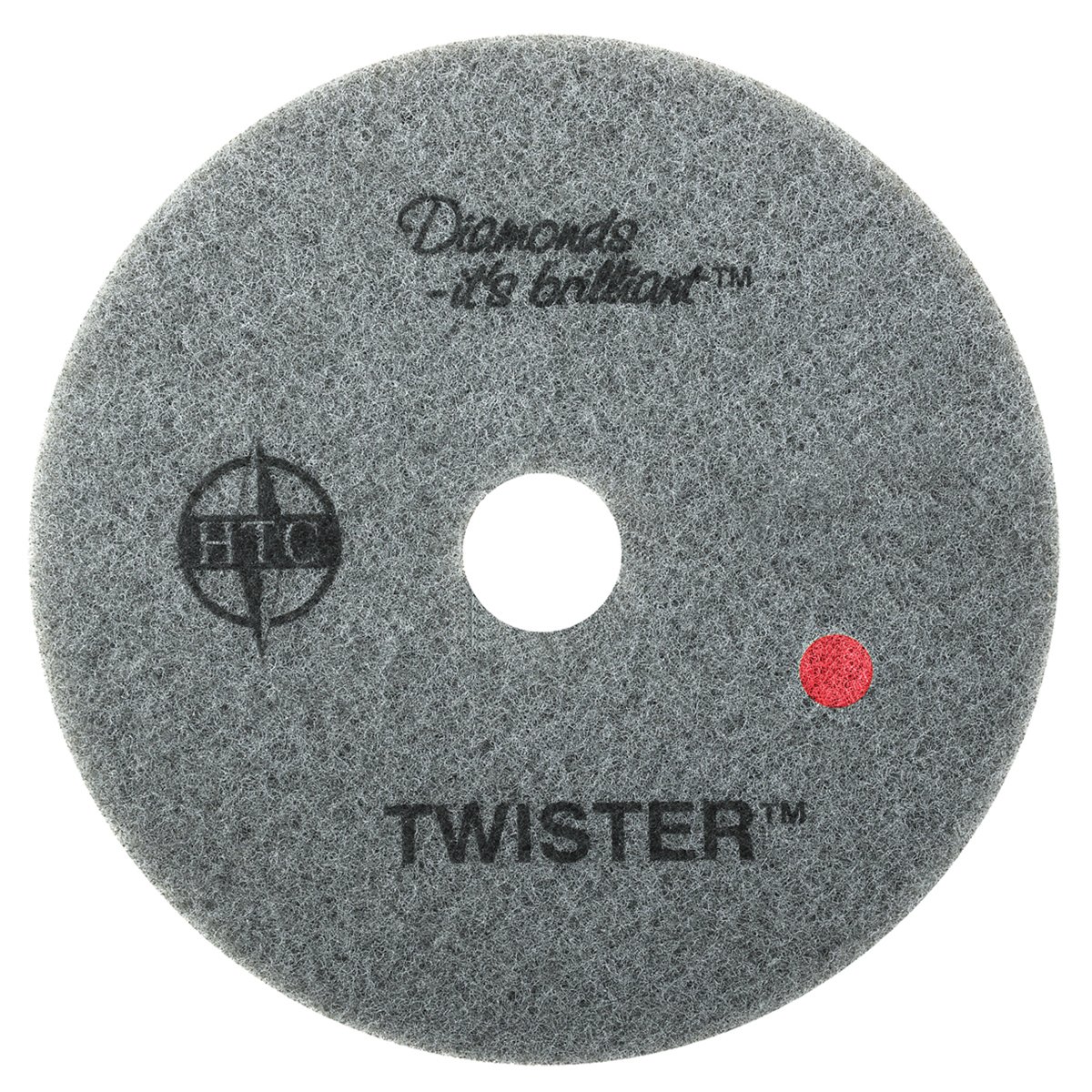 Americo Manufacturing 435215 Twister Red 400 Grit Heavy Duty Floor Cleaning Pad (2 Pack) - 15