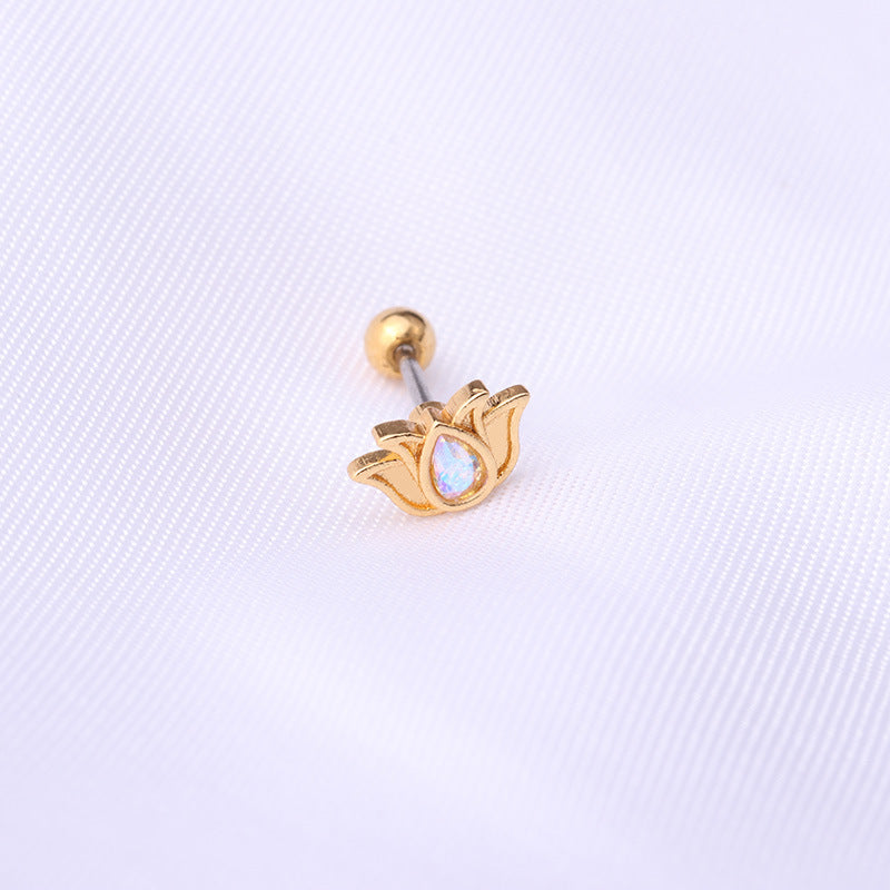 20G Cartilage Tiny Stud Earrings - Cute Ocean Animal Earrings (Dolphin, Starfish, Turtle) | Hypoallergenic Stainless Steel Jewelry for Women - Perfect for Daily Wear, Beach Vacation & Gift Giving
