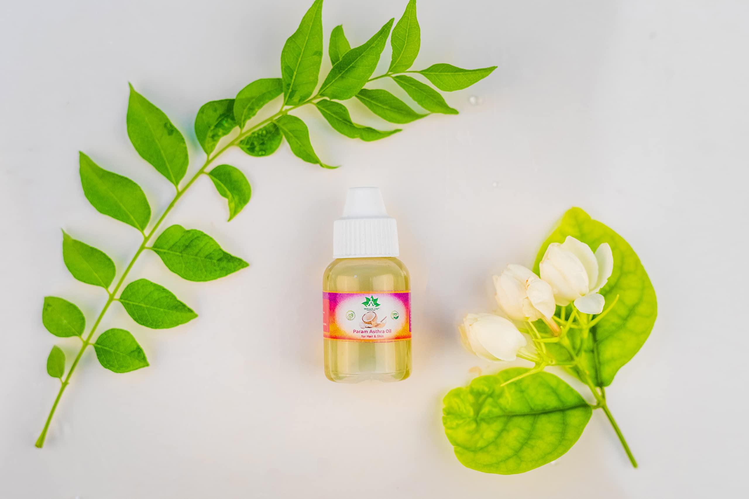 MONAA'S CFI CHEMICAL FREE INDIA Paramastra Oil - 10ml | 100% Natural Ayurvedic Hair & Scalp Treatment | Promotes Hair Growth & Reduces Dandruff | Perfect for Daily Hair Care Routine & Scalp Massage