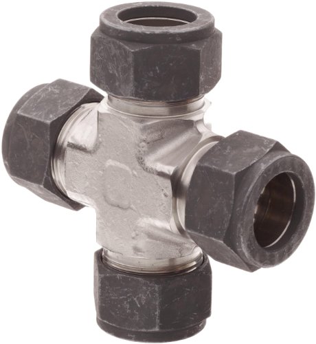 Parker CPI 6 KBZ-SS 316 Stainless Steel Compression Tube Fitting Cross - 3/8