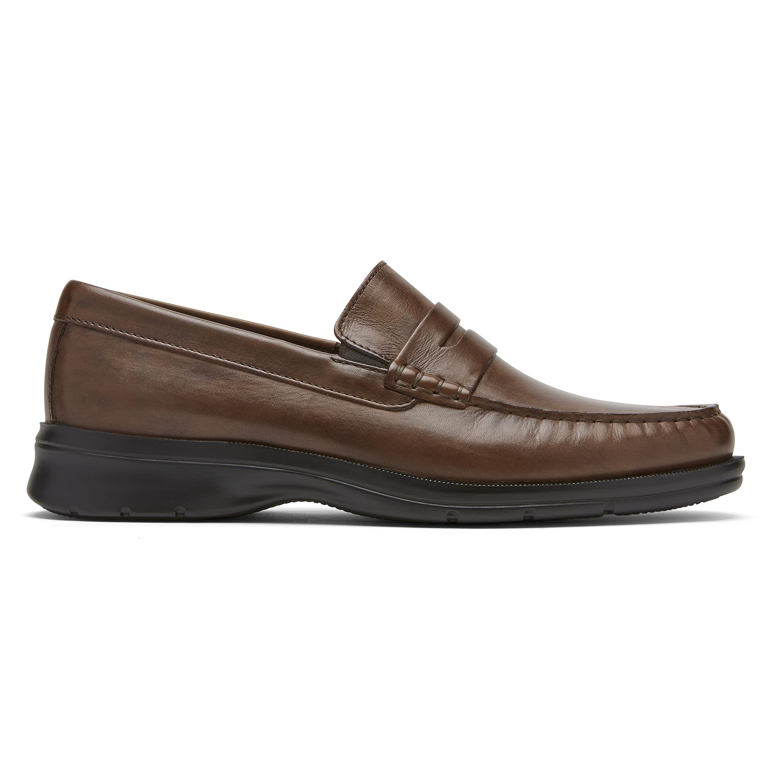 Rockport Men's Palmer Penny Loafer - Comfortable Leather Dress Shoes for Business & Casual Wear | Slip-On Style for Office, Travel & Everyday Use