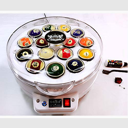 Professional Pool Ball Cleaner & Polisher - Bulletproof Billiard Ball Cleaning Machine for Home & Tournament Use | Deep Clean, Polish & Maintain Billiard Balls | Perfect for Pool Halls, Game Rooms & Professional Players