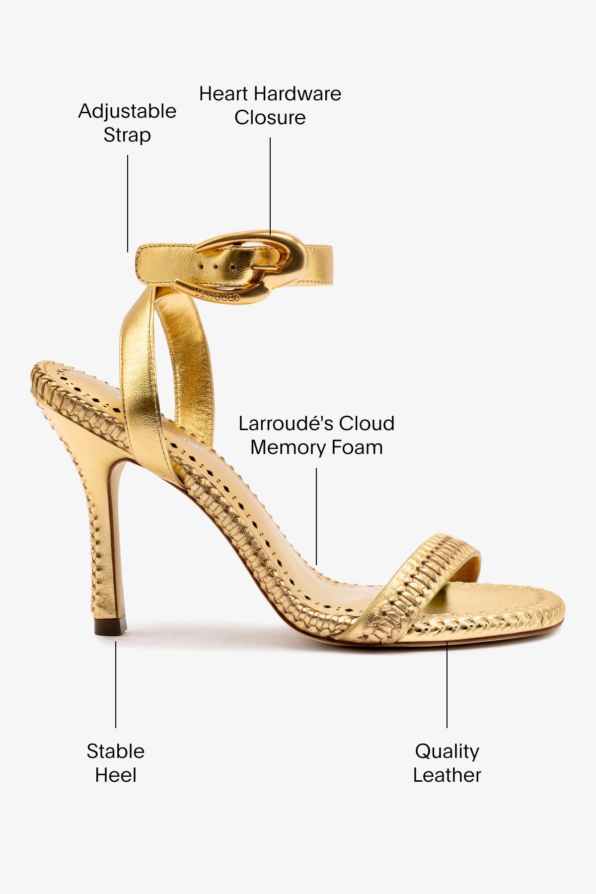 Verona Gold Metallic Leather Sandals - Women's Comfortable Strappy Summer Shoes for Beach, Vacation & Casual Outings