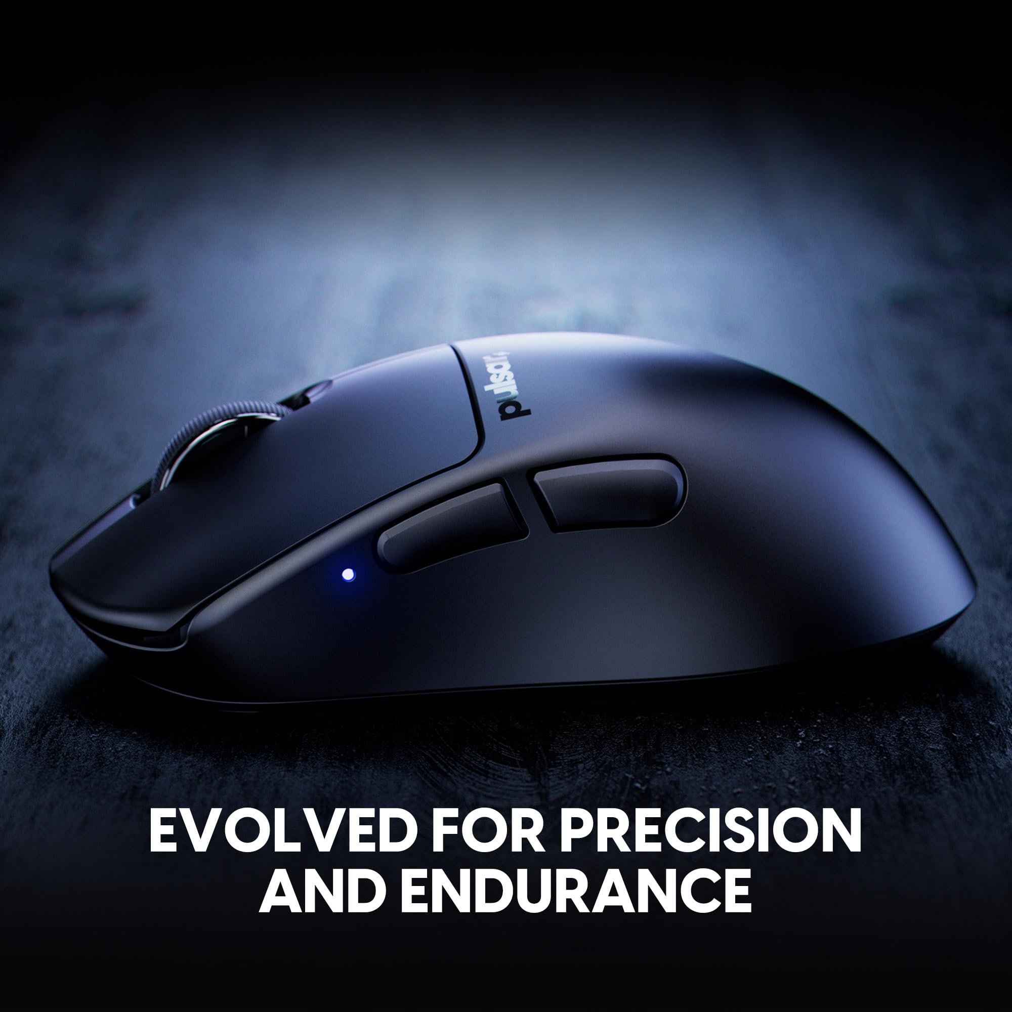 Pulsar X3 Wireless Gaming Mouse - Ultra Lightweight 50g, Hybrid Ergonomic Design, 32000 DPI Optical Sensor, 750 IPS Speed, 8K Polling Compatible (Mini Size, White) - Perfect for FPS, MOBA & Esports Gaming