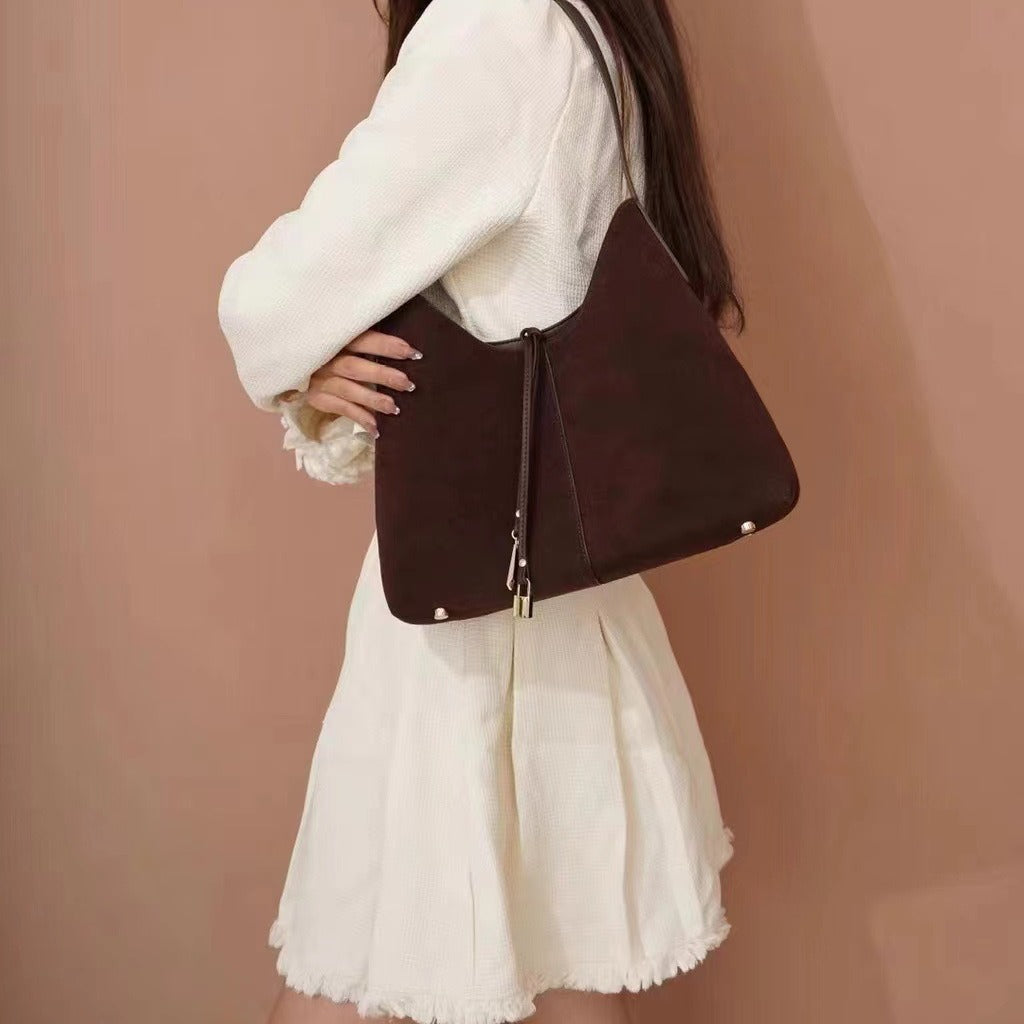 Stylish Women's Leather Handbag for Work & Travel - Elegant City Shoulder Bag - Perfect for Office, Commuting & Shopping