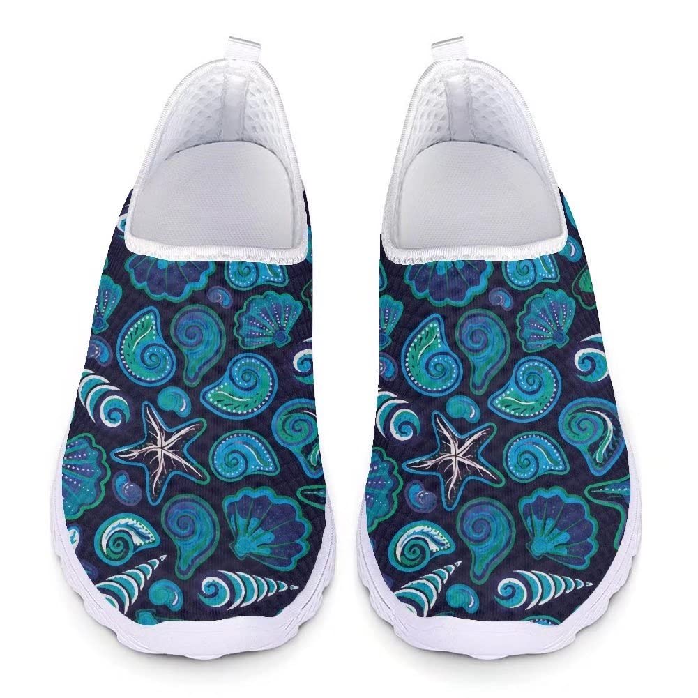 **GIFTPUZZ Women's Lightweight Breathable Mesh Sneakers - Slip-On Walking & Running Shoes for Women - Perfect for Gym, Travel & Casual Wear**