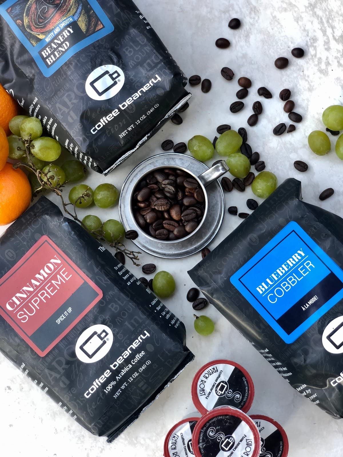 Premium Cinnamon Supreme Flavored Arabica Coffee - Medium Roast, 12oz Bag, Finely Ground for Perfect Brewing | Ideal for Morning Boost, Office Break & Cozy Evenings