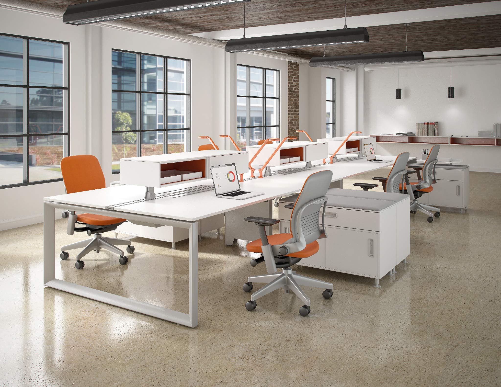 Steelcase Leap Ergonomic Office Chair - Adjustable Lumbar Support & Breathable Mesh Back in Red - Perfect for Home Office, Gaming & Workspaces