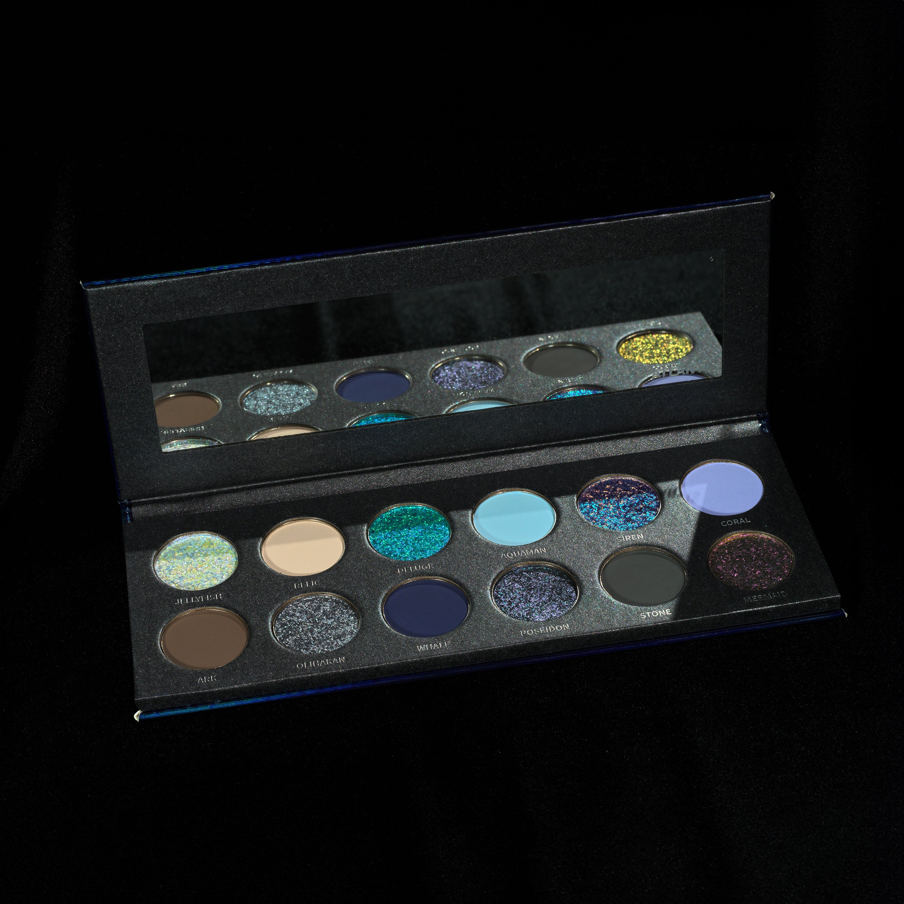Atlantis Eyeshadow Palette - 12 Highly Pigmented Matte & Shimmer Shades for Stunning Eye Looks | Perfect for Day & Night Makeup, Parties & Special Occasions