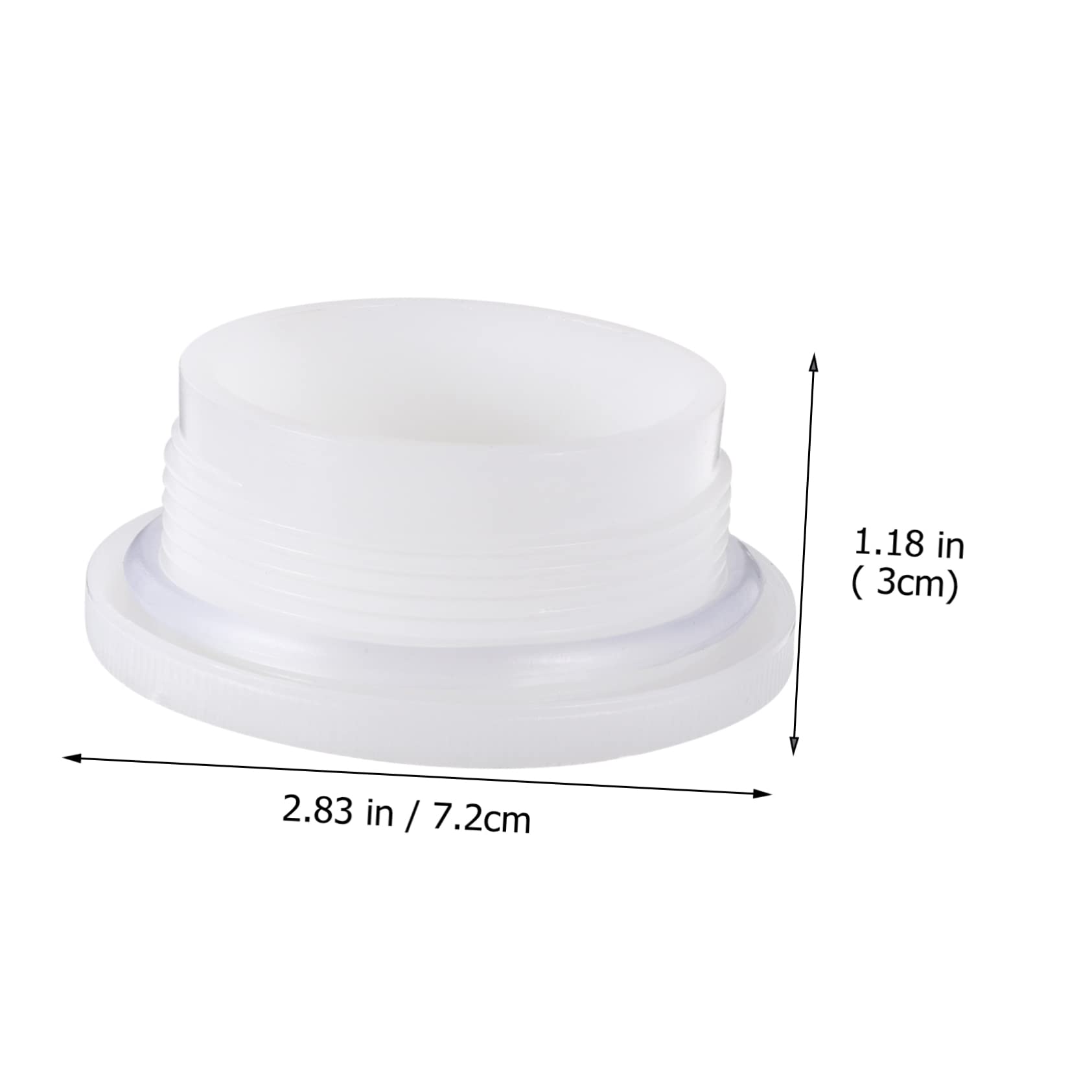10 Pcs Plastic Bucket Lids - Screw-On Waterproof Covers for Chemical & Water Buckets - Anti-Splash Threaded Sealing Caps - Ideal for Storage, Transport & Outdoor Use