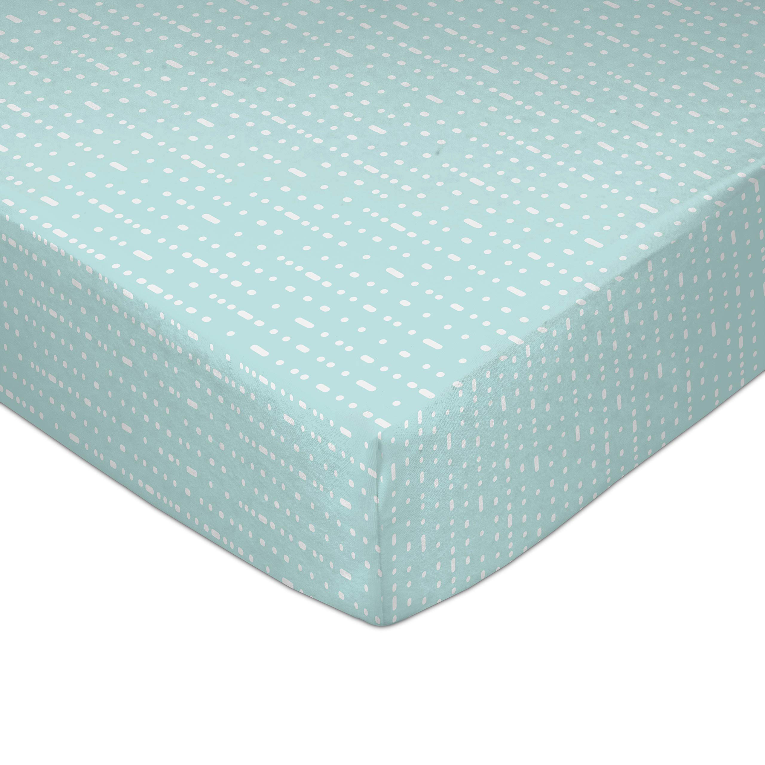 Dino Land 4-Piece Baby Crib Bedding Set - Soft Quilt, 2 Fitted Sheets & Bed Skirt | Perfect Nursery Decor for Boys & Girls | Safe & Comfortable for Newborns & Toddlers