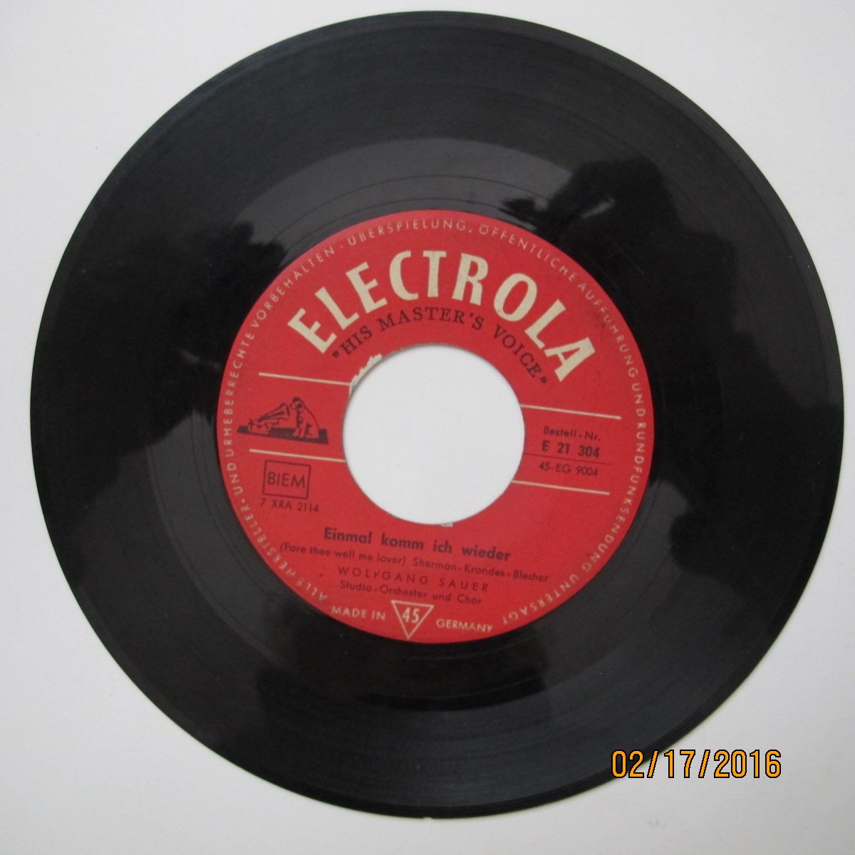 Wolfgang Sauer - Wenn die Glocken hell erklingen (The Three Bells) & Einmal komm ich wieder (Fare Thee Well Me Lover) - Vintage German Folk Music for Holiday Celebrations & Nostalgic Gatherings