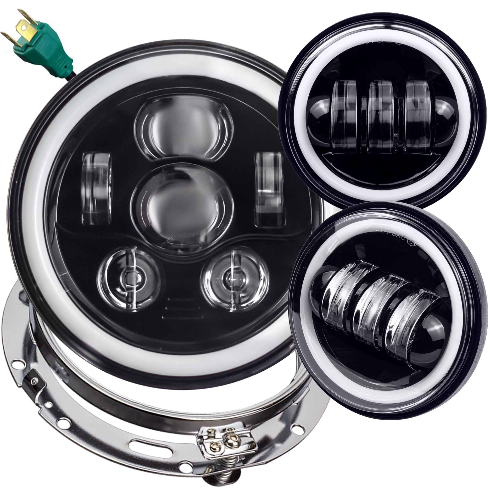 Eagle Lights 7 LED Headlight & 4.5