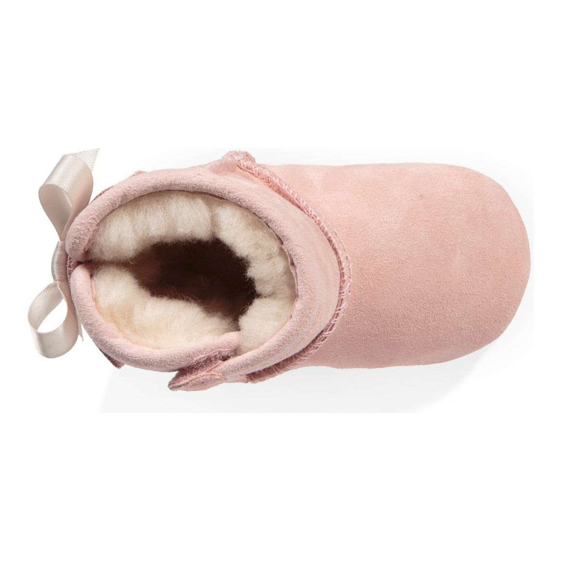 UGG Baby Jessie Bow II Bootie in Baby Pink - Soft & Comfortable Infant Booties for Girls - Perfect for Winter, Outdoors & Special Occasions