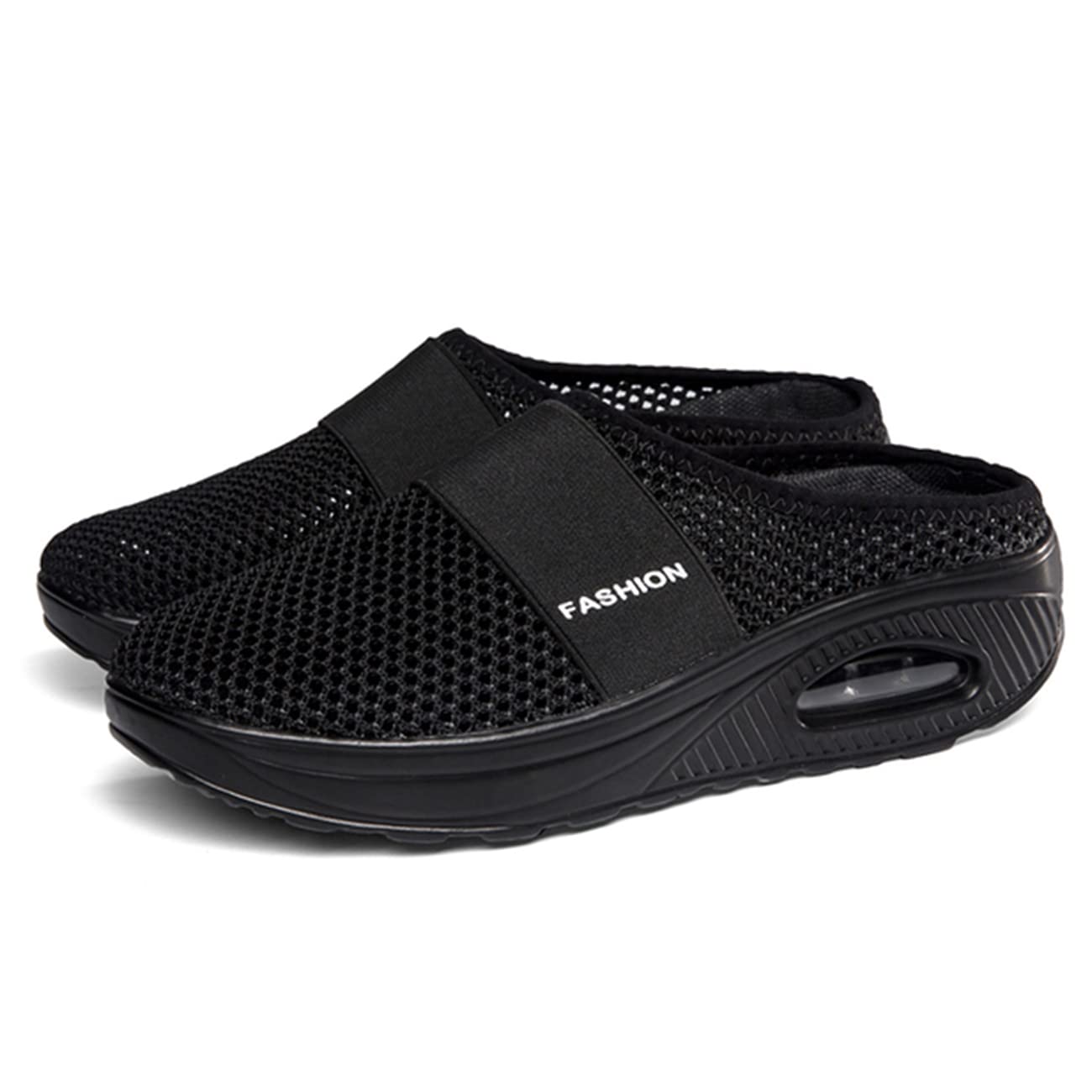 Hawtrytoa Women's Air Cushion Slip-On Walking Shoes - Orthopedic & Diabetic Friendly Comfort Shoes for Women - Lightweight Breathable Sneakers for Walking, Travel & Everyday Wear