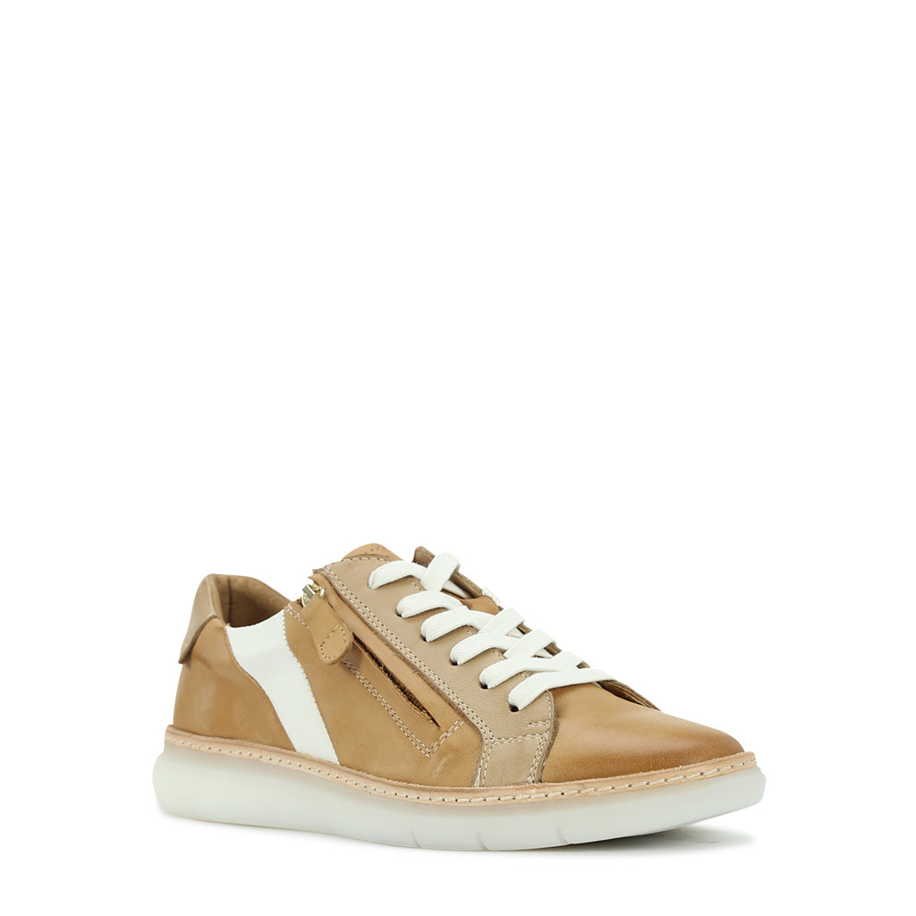 ICON Low Top Sneakers - Genuine Leather Men's Casual Shoes for Walking, Running & Everyday Wear