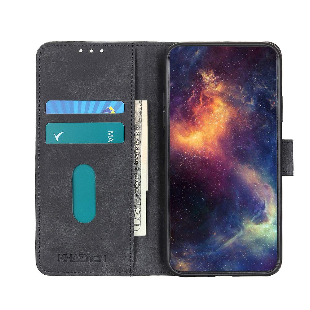 ASUS ROG Phone 6 Case - Premium Magnetic Flip Wallet Cover with Card Slots | Shockproof Protective Case for ASUS ROG Phone 6 (Black) | Perfect for Gaming, Travel & Everyday Use