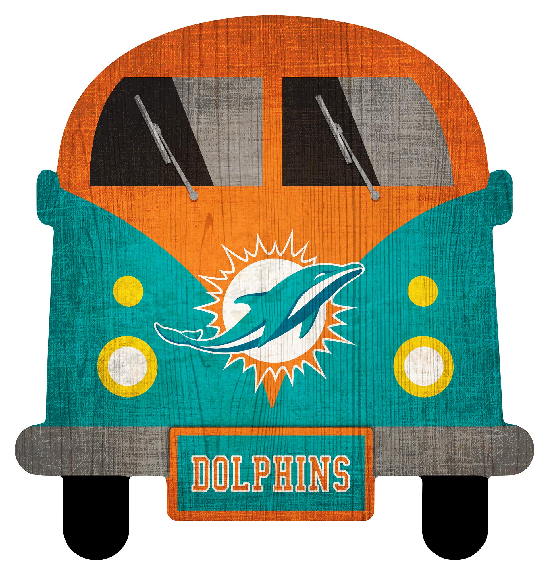 Fan Creations NFL 12 Inch Team Bus Sign - Officially Licensed Football Team Decoration for Tailgating, Game Day Parties & Sports Fan Gifts