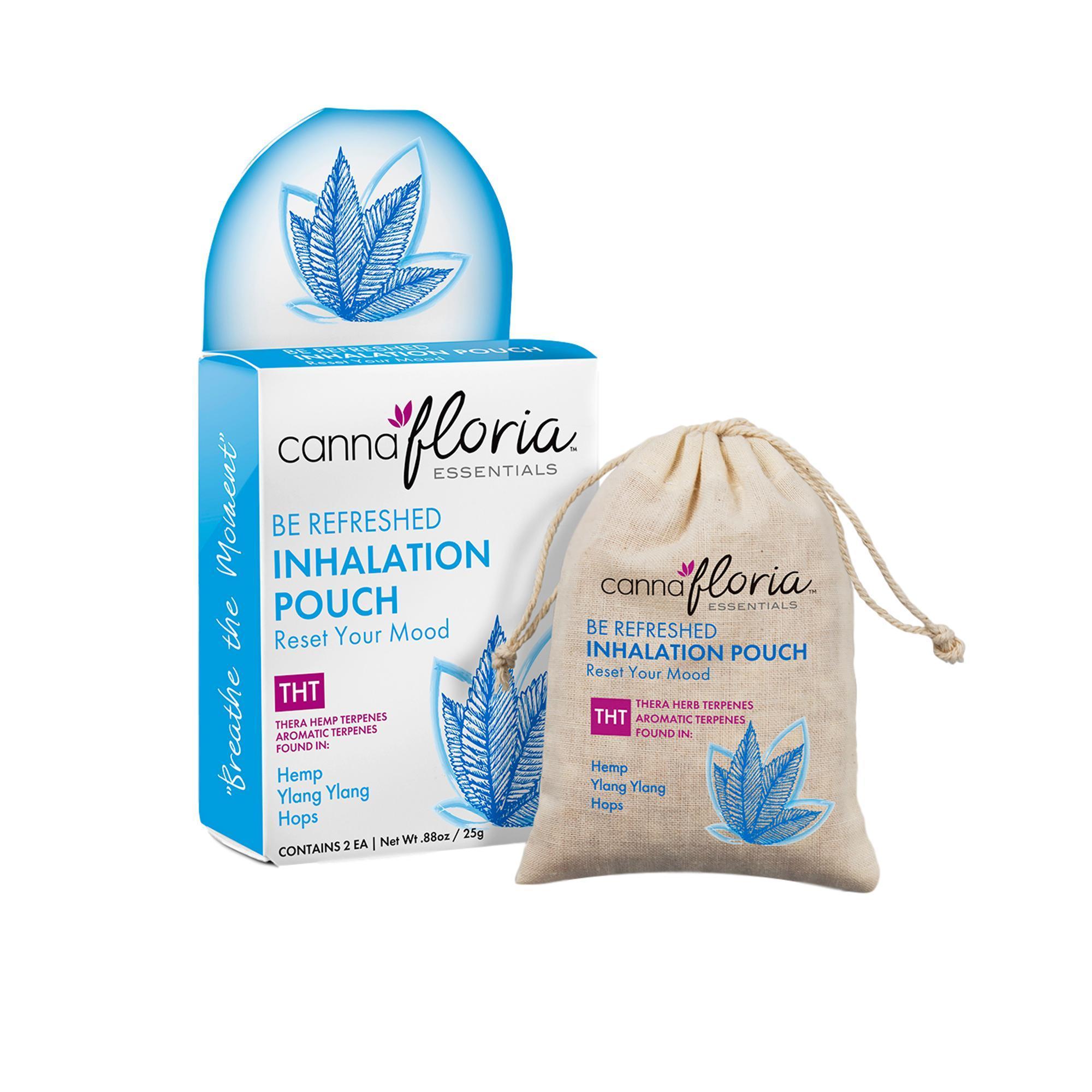 Cannafloria Inhalation Pouches - 2 Pack | Herbal Relaxation & Stress Relief | Perfect for Travel, Work, and On-the-Go Use