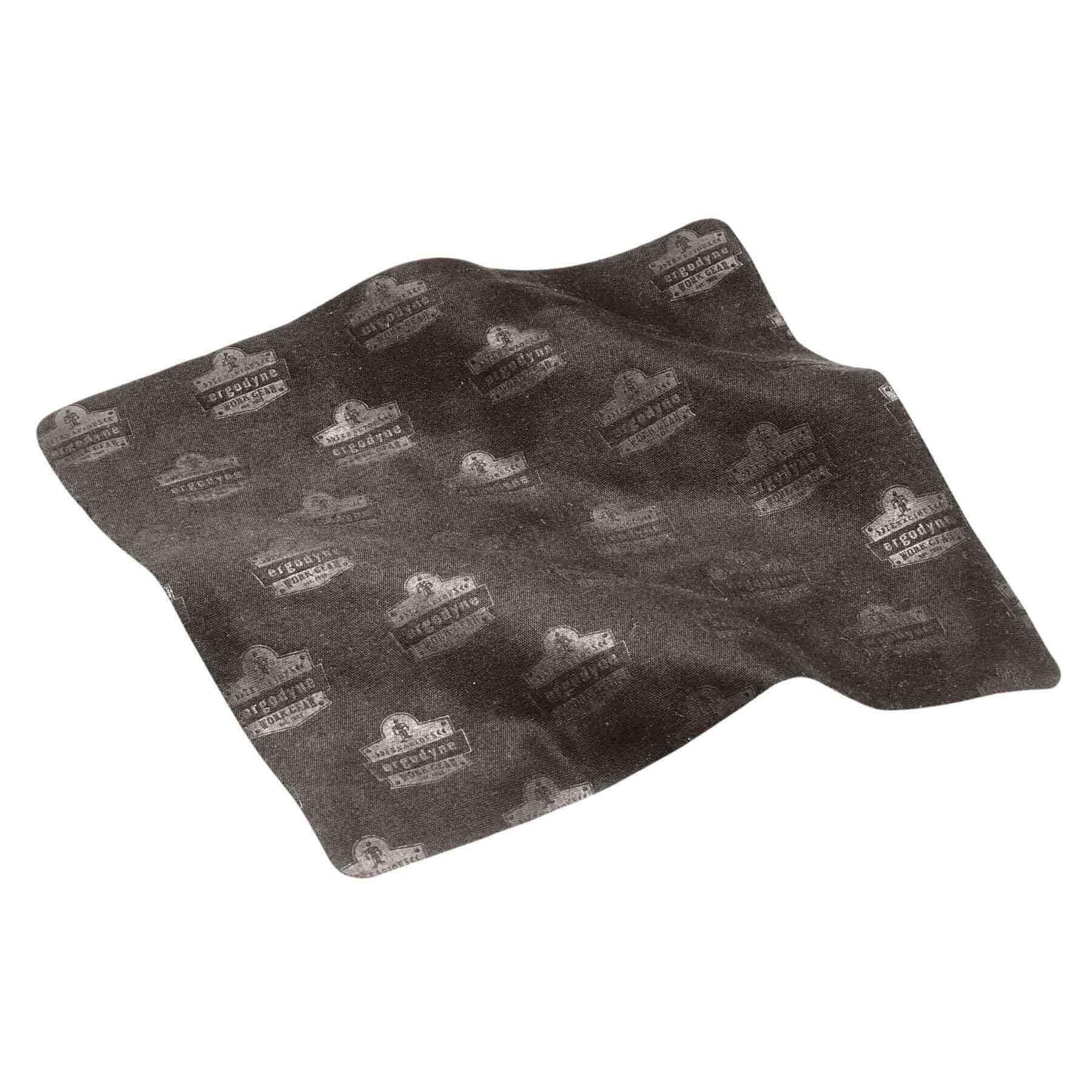 Ergodyne Skullerz 3216 Black Microfiber Cleaning Cloth for Eyewear - Perfect for Glasses, Sunglasses & Screens - Home, Office & Travel Essential
