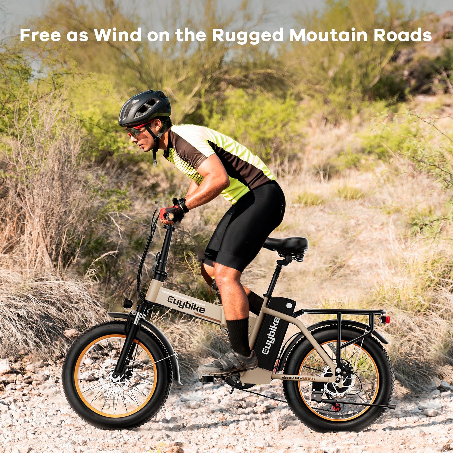 1000W Folding Electric Bike for Adults - 48V 20AH Removable Battery, 30+MPH Speed, 80 Miles Max Range, 20