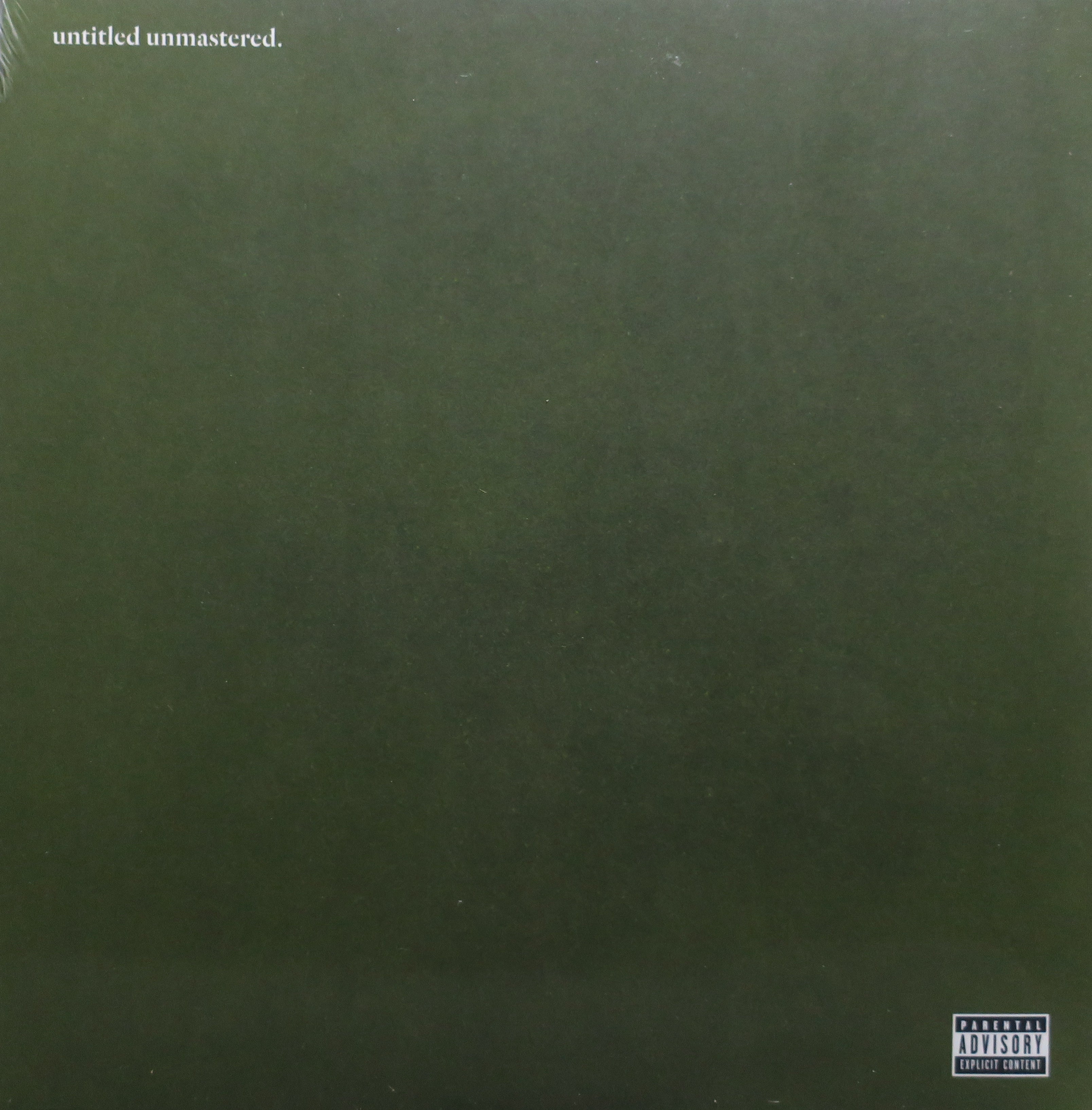 Kendrick Lamar 'Untitled Unmastered' Vinyl LP Record Album - Limited Edition Hip Hop Music for Collectors & Vinyl Enthusiasts - Perfect for Home Listening & Music Gifts
