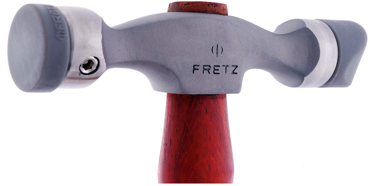 Fretz Plastic Insert Hammer Set - Professional Luthier Tools for Guitar & Bass Repair, Ideal for Installing Frets and Bridge Pins - Perfect for Music Instrument Maintenance and DIY Projects