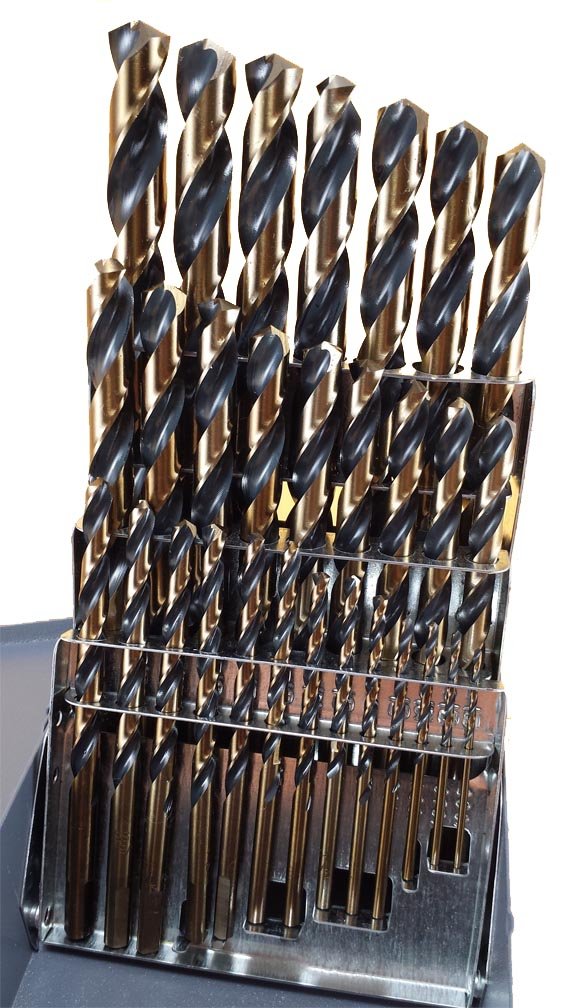 Premium M7 HSS Drill Bit Set (29-Piece) - 1/16