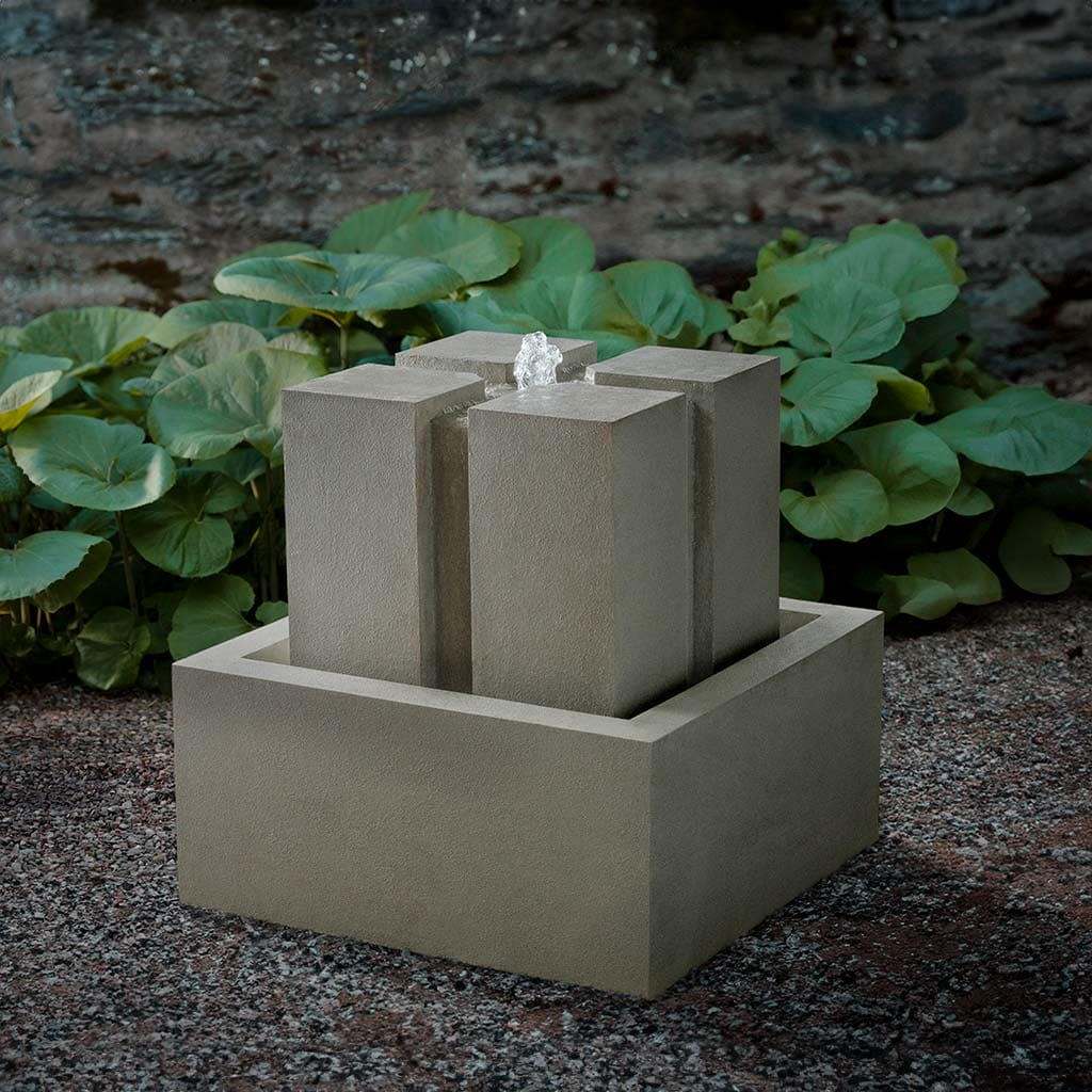 Campania International Korsa Outdoor Water Fountain - Classic Garden Decor for Patio, Yard, and Landscape Design
