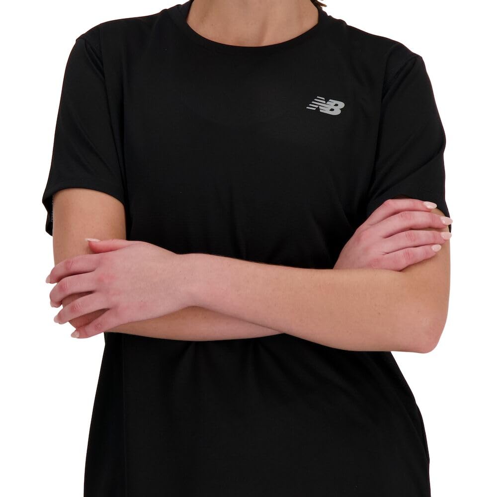 New Balance Women's Sport Essentials T-Shirt - Lightweight Breathable Workout Top for Running, Yoga & Gym - Comfortable Athletic Tee for Active Lifestyles