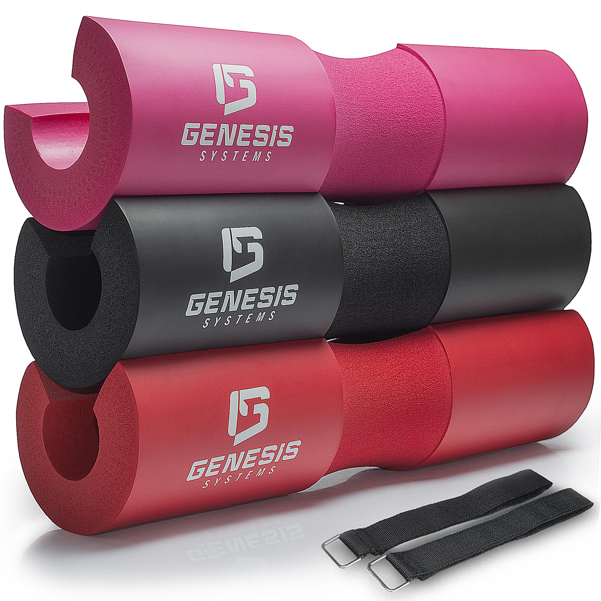 Premium Squat Pad & Barbell Cushion for Hip Thrusts, Squats & Weightlifting - Thick Foam Support for Neck, Shoulders & Hips - Compatible with Standard & Olympic Bars - Ideal for Gym, Home Workouts & Cross Training