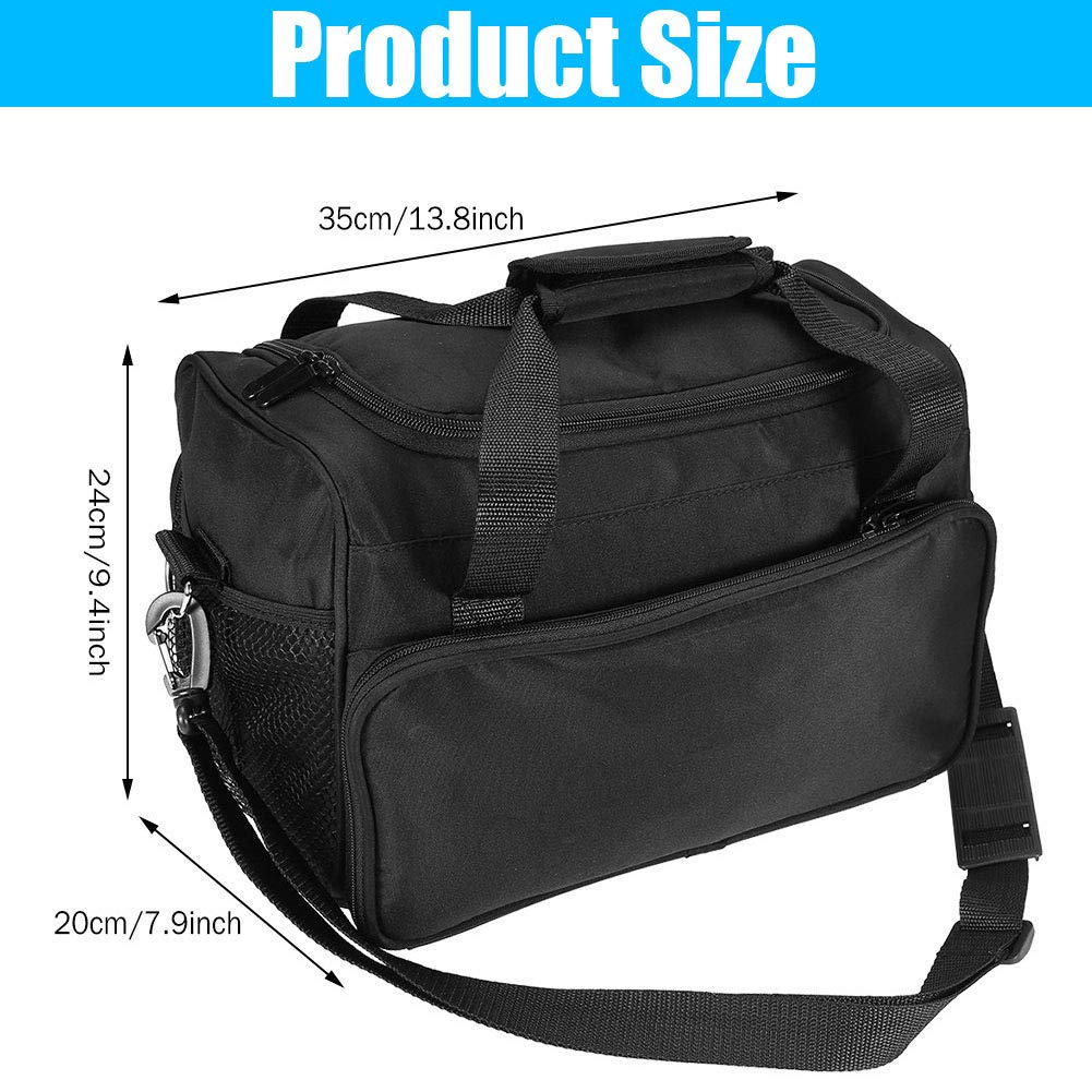 Professional Hairdresser Bag with Adjustable Dividers & Shoulder Strap - Salon Organizer for Cosmetics & Styling Tools