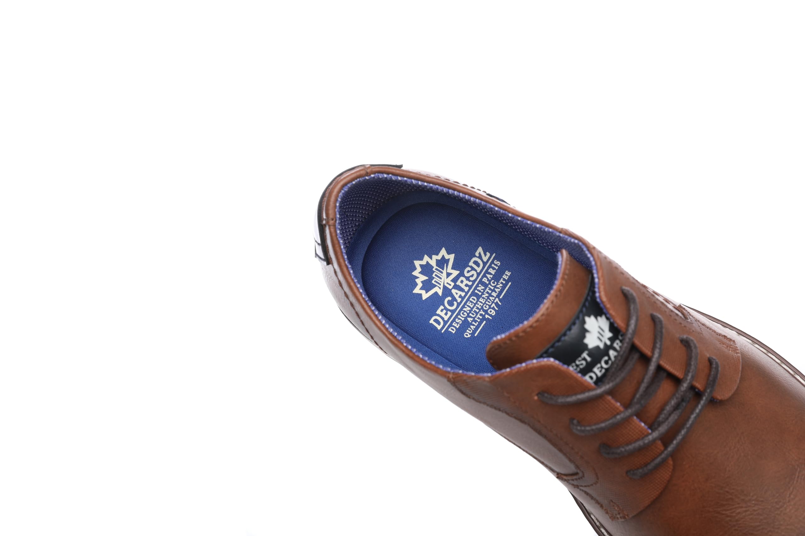 DECARSDZ Men's Dress Shoes - Casual Oxford Business Formal Shoes for Work, Social Events, Wedding & Travel | Comfortable & Stylish Office Wear & Party Shoes