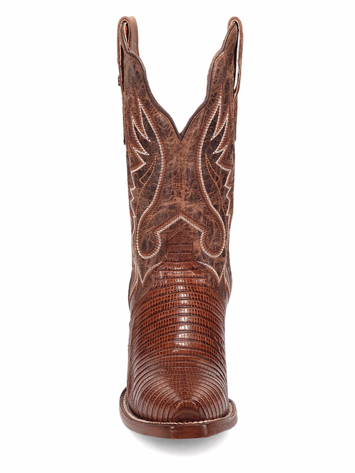 Dan Post DP5102 Women's CELINE Lizard Western Boots in Chocolate Brown - Perfect for Country Rides, Rodeos & Western Fashion