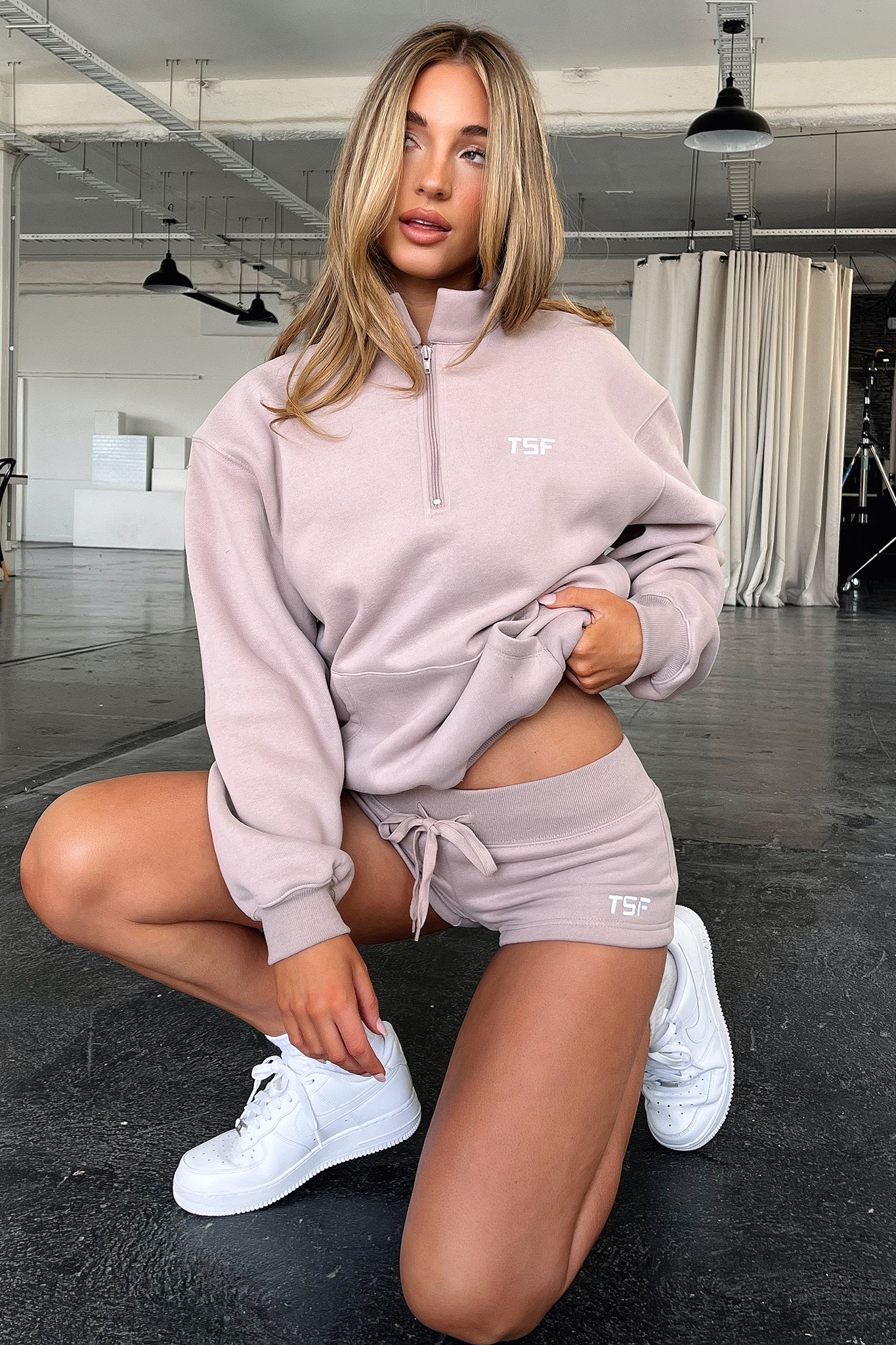 Kaztek Half Zip Sweater for Men & Women | Soft Fleece Pullover | Mocha Brown | Casual & Outdoor Wear | Perfect for Hiking, Camping & Fall Fashion