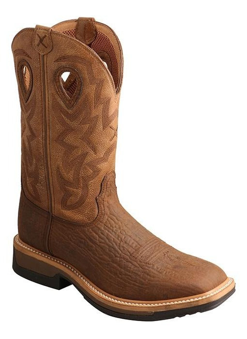Twisted X Men's Leather Comfort Toe Cowboy Boots MLCCW05 - Durable & Stylish for Western Riding, Country Wear & Outdoor Adventures