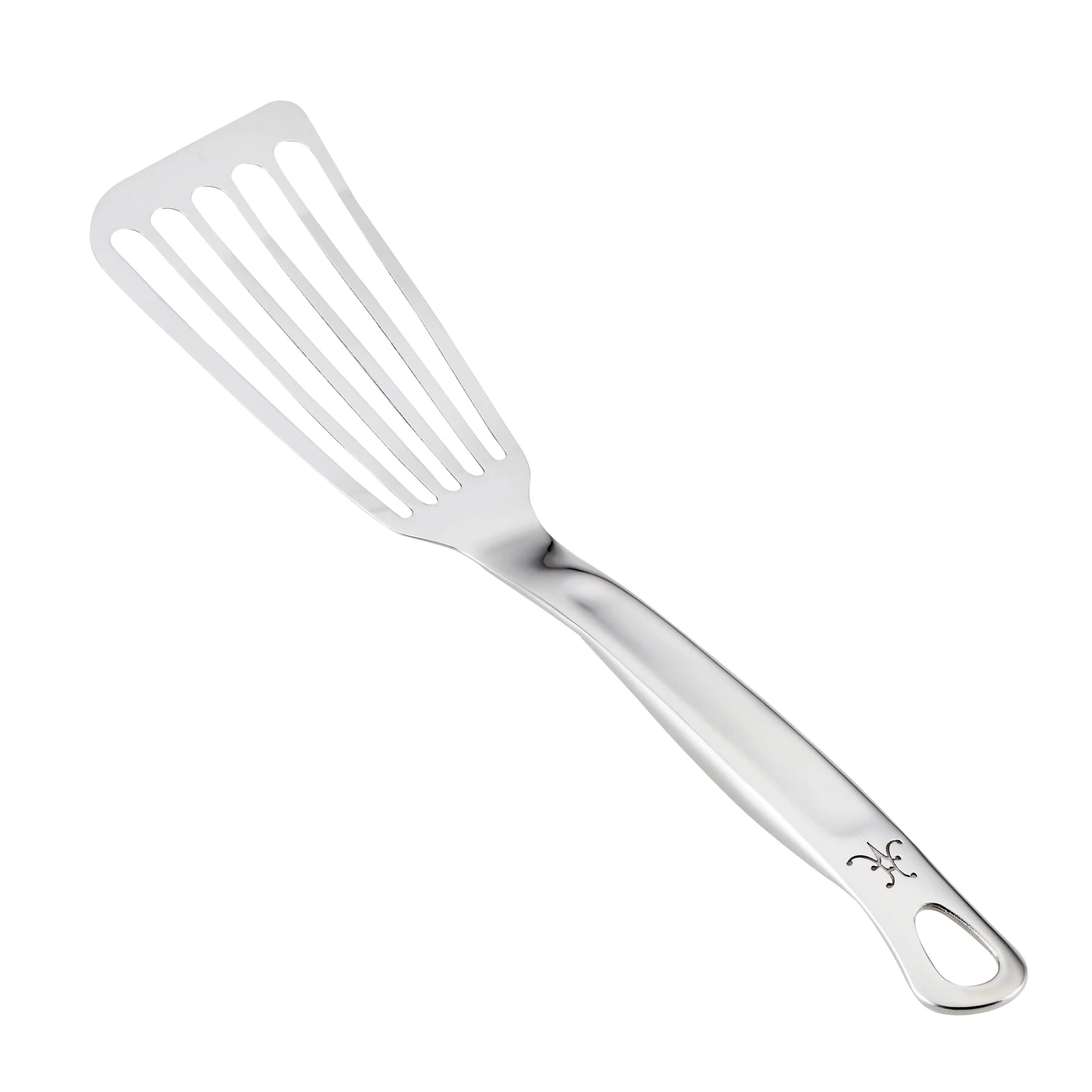Hestan Provisions Premium Stainless Steel Fish Turner Spatula - Professional Kitchen Tool for Grilling, Flipping Fish & Delicate Foods - Ideal for BBQ, Seafood Cooking & Restaurant Use