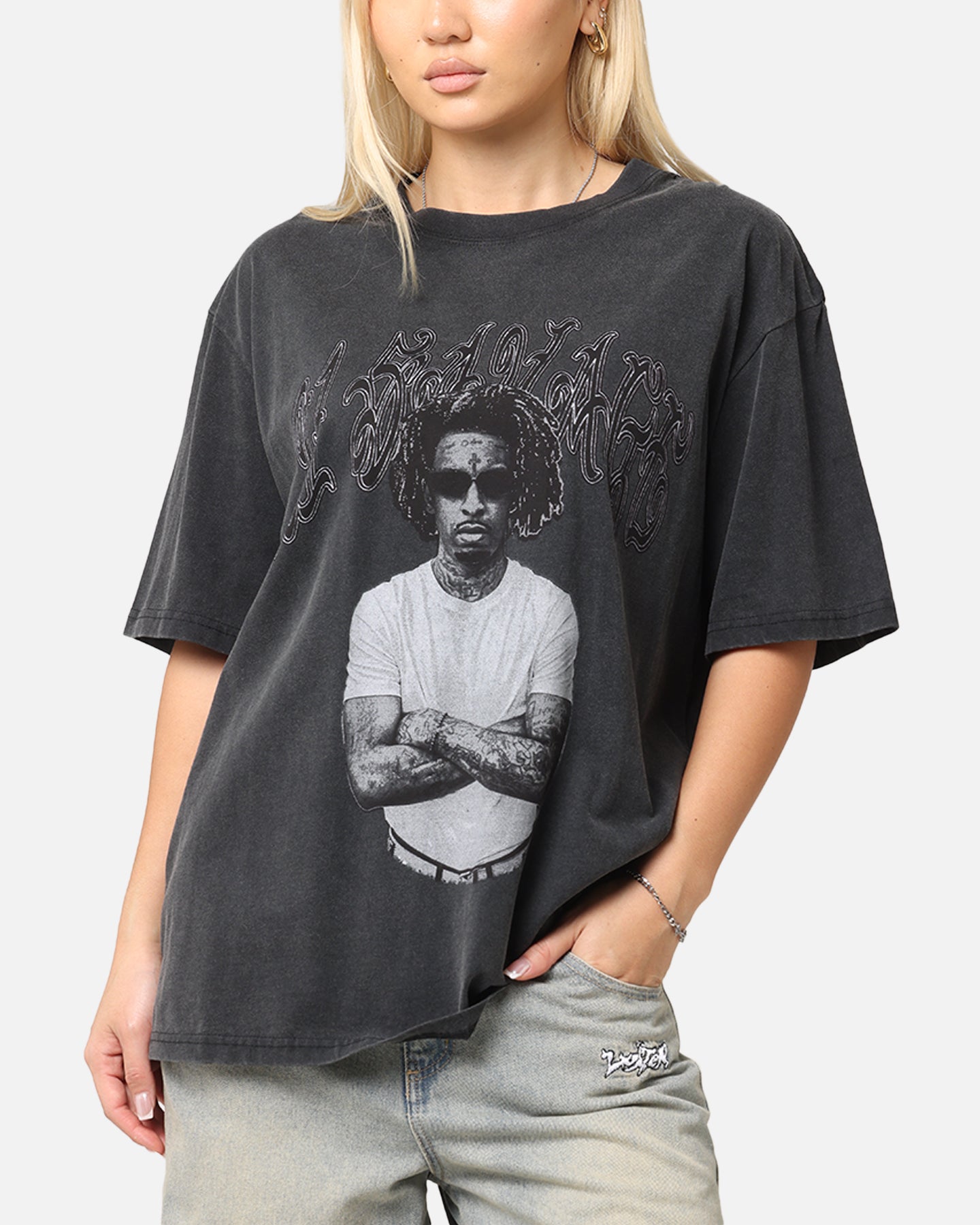 21 Savage Vintage Washed Black T-Shirt | Hip Hop Rap Music Fan Merch | Perfect for Concerts & Streetwear