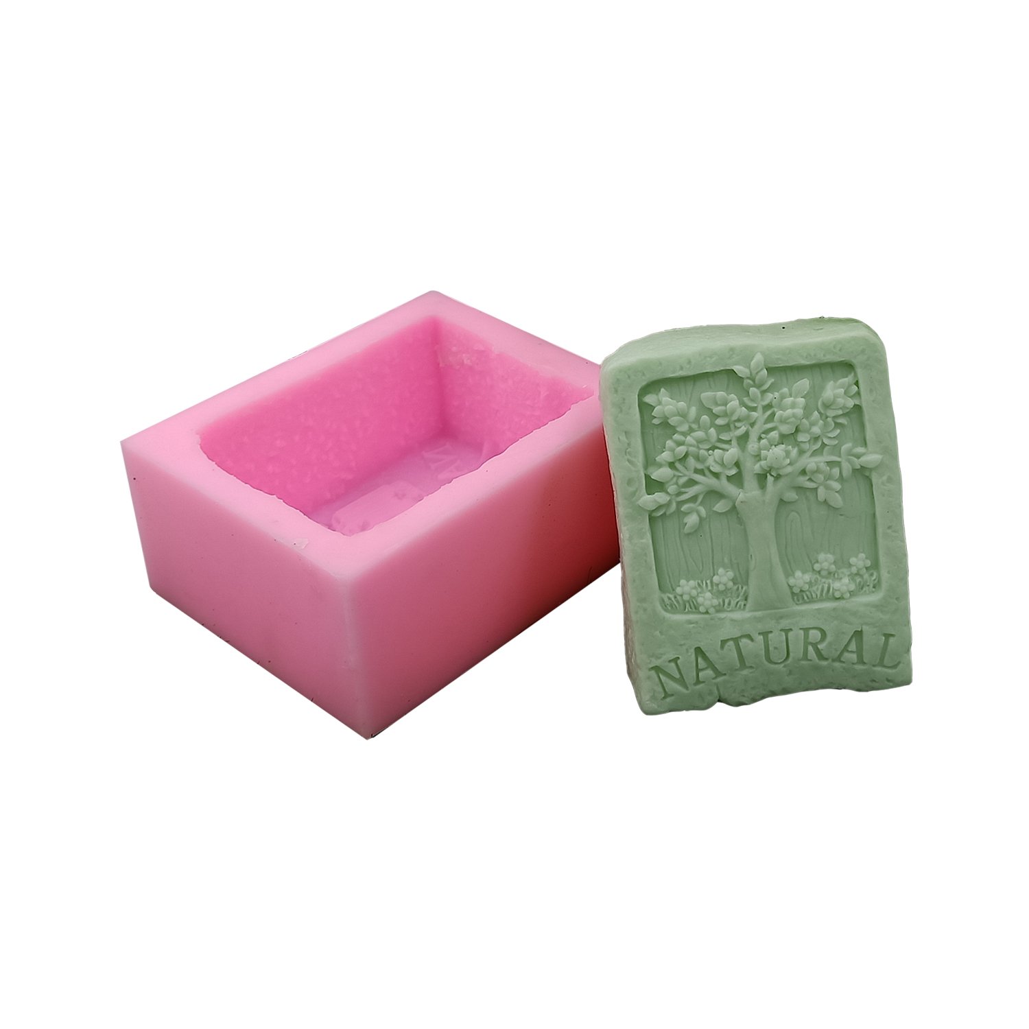 Eco-Friendly Tree Silicone Molds for Soap, Candles, Resin & DIY Crafts - Perfect for Handmade Gifts, Home Decor & Bathroom Essentials
