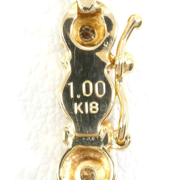 18K Yellow Gold Diamond Bracelet for Women - Elegant Tennis Bracelet with Real Diamonds, Perfect for Weddings, Anniversaries & Special Occasions