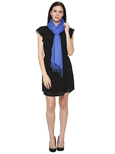 Unisex Plain Pashmina Scarf Shawl Wrap - 100% Viscose Soft Lightweight Stole for Women & Men - Seasonal Colors Clearance Sale - Perfect for Winter Fashion, Office Wear & Travel Accessories